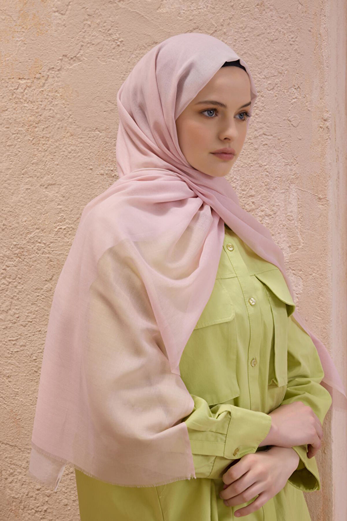 Belli Fresh Degrade Desen Şal 1017 Pembe Degrade Desen 49872