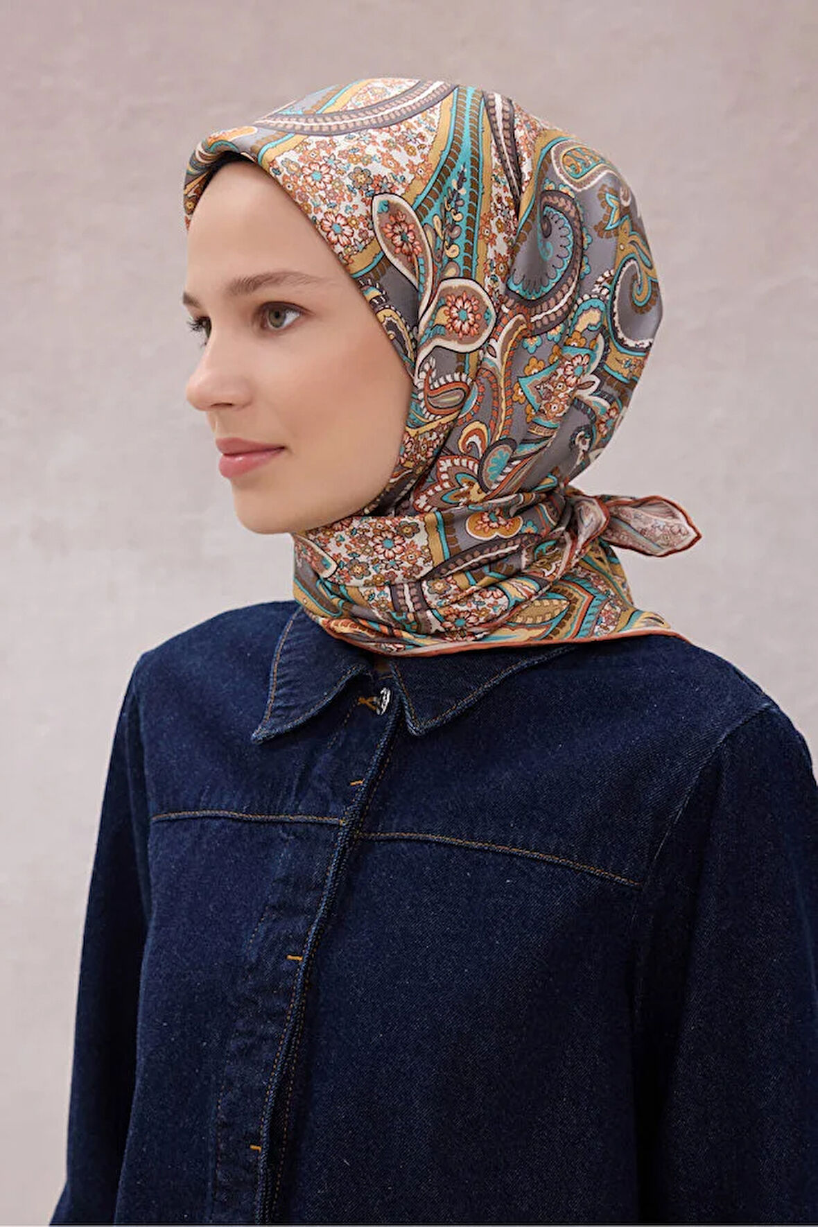 İpek Twill Eşarp 4202D01 34