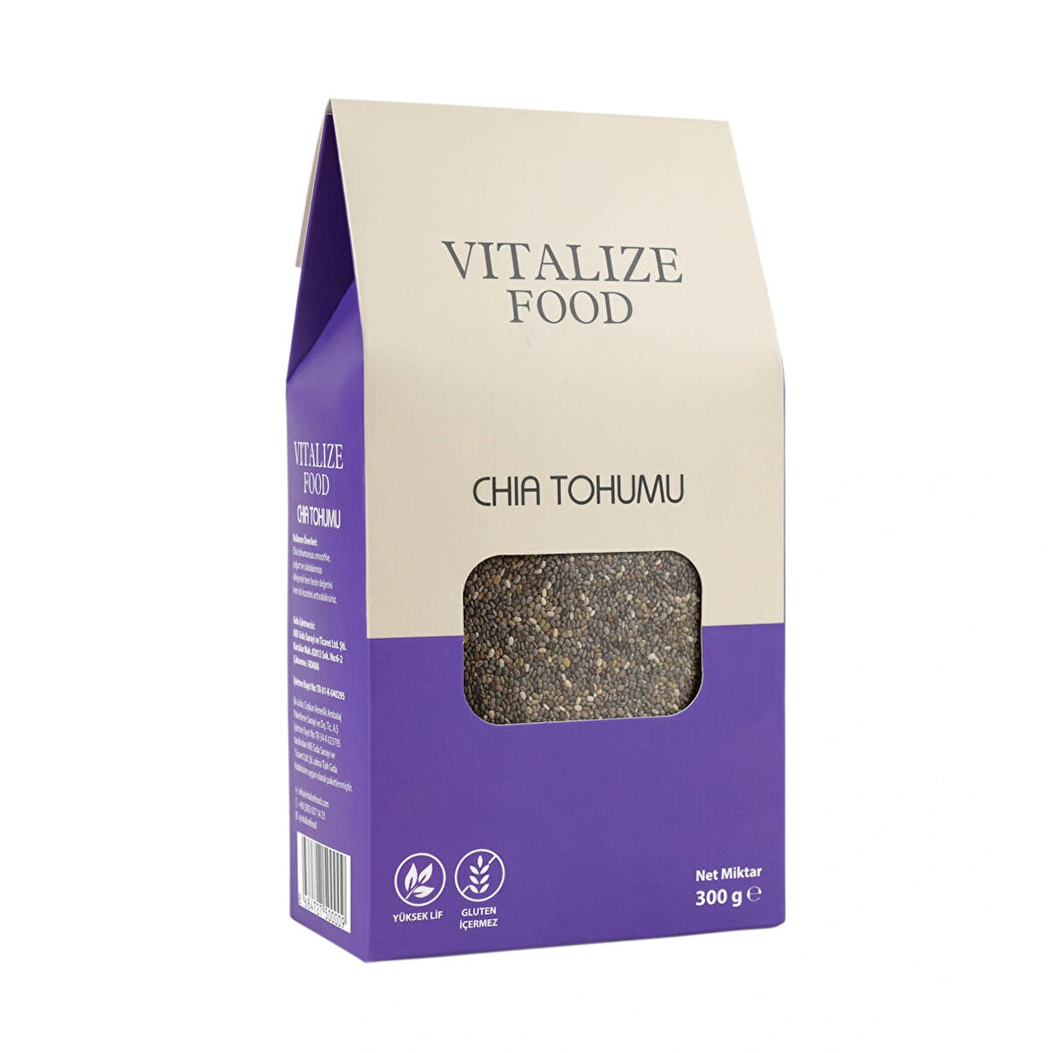 Vitalize Food Glutensiz Chia Tohumu 300 Gr