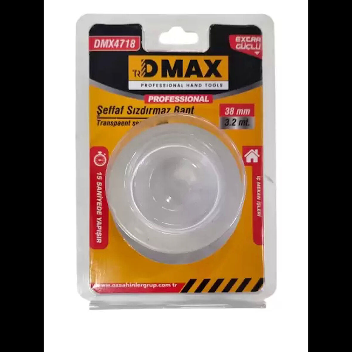 Dmax Sızdırmazlık Bandı 38mm-3,2Mt Şeffaf 4718
