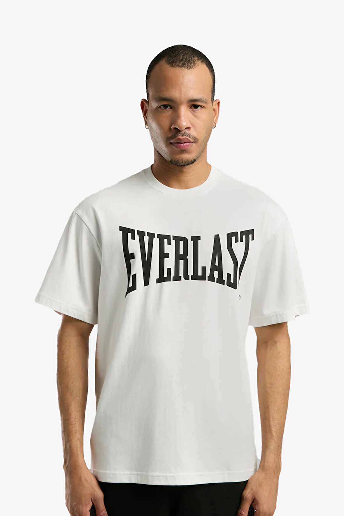 Everlast Ever Classics Comfort Logo Erkek Beyaz T-Shirt TM0045-112