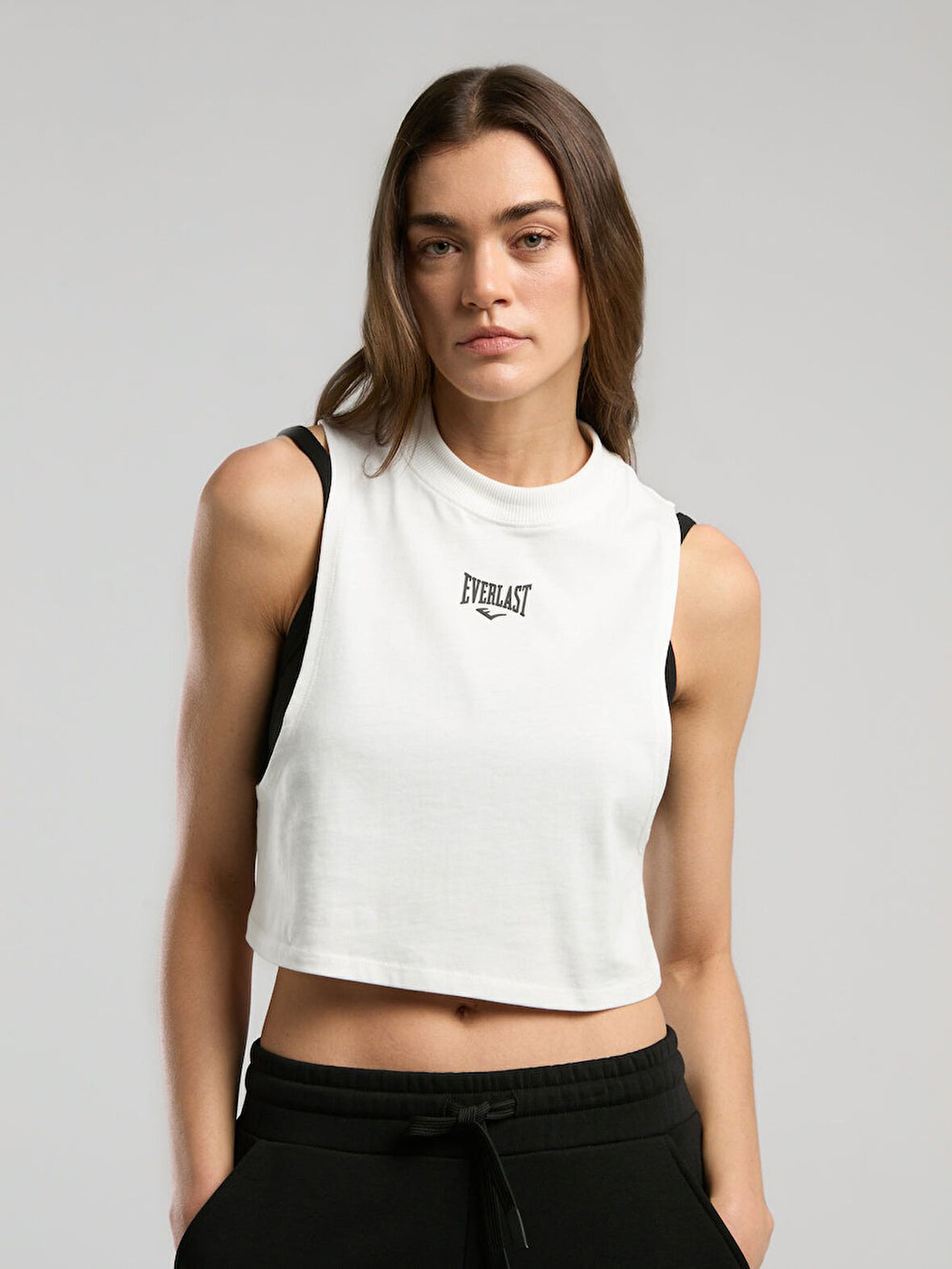 Ever Essentials Siyah Kadın Atlet