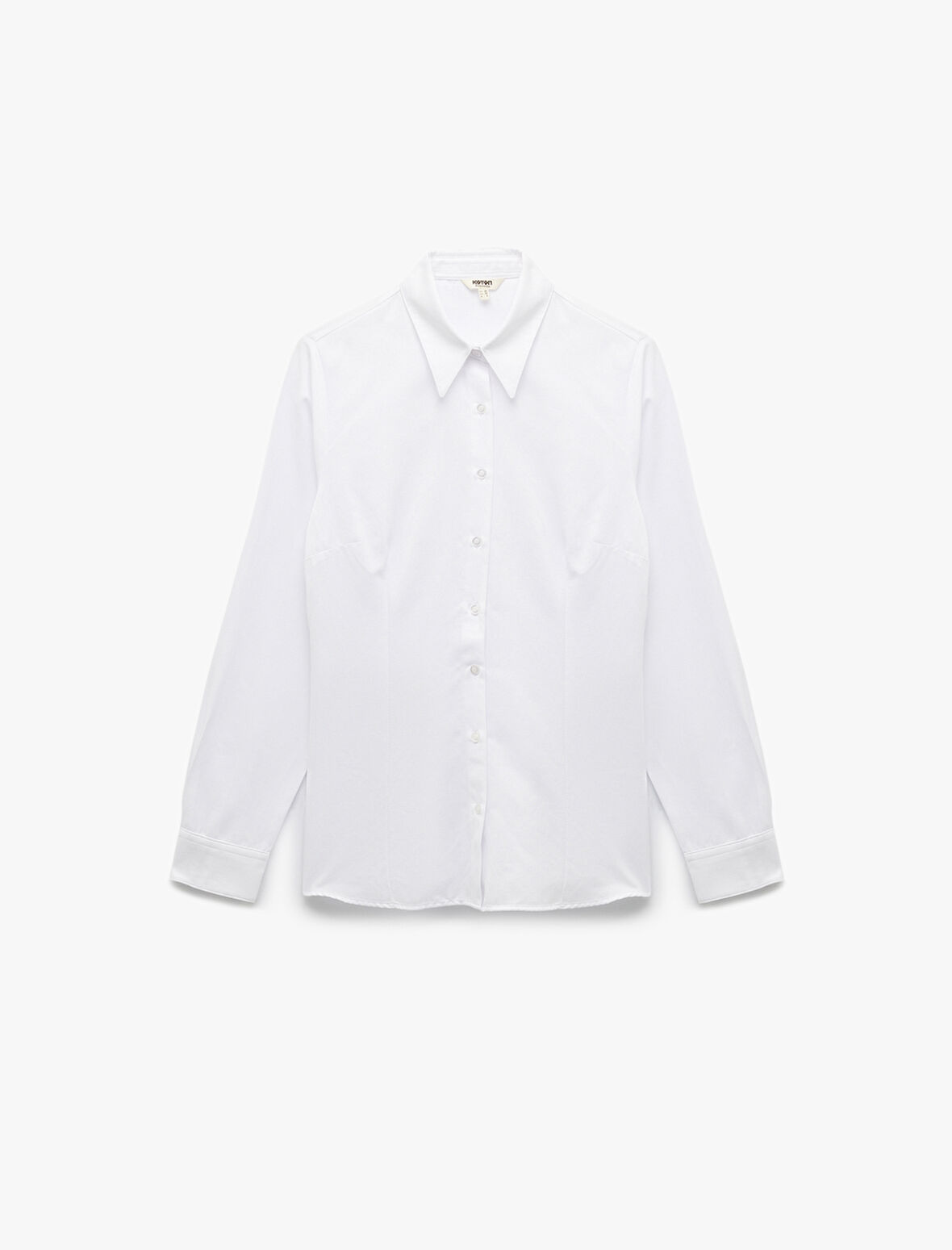 Regular Fit Klasik Yaka Uzun Kollu Poplin Gömlek