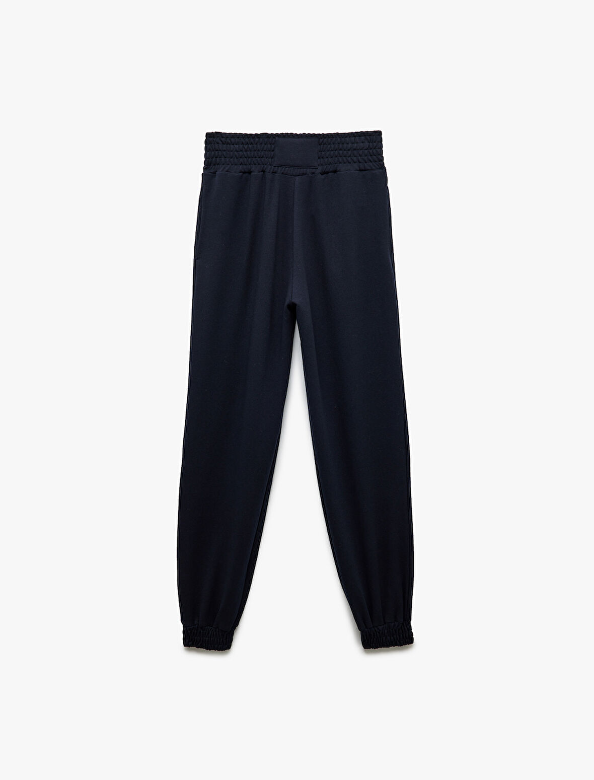 Beli Lastikli Yüksek Bel Cepli Rahat Kalıp Jogger Eşofman Altı