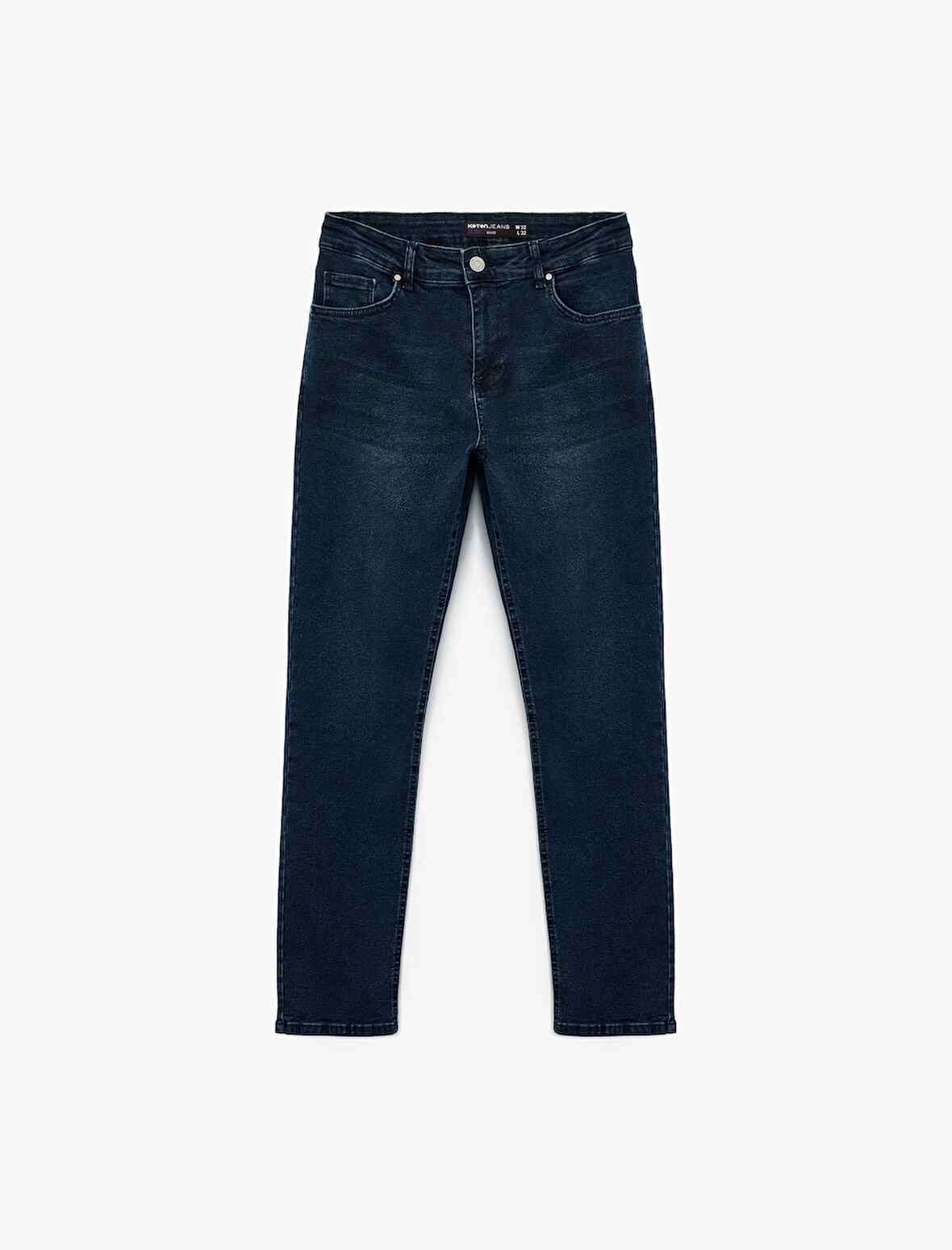 Normal Bel Pamuklu Slim Fit Jean Pantolon - Brad Jean