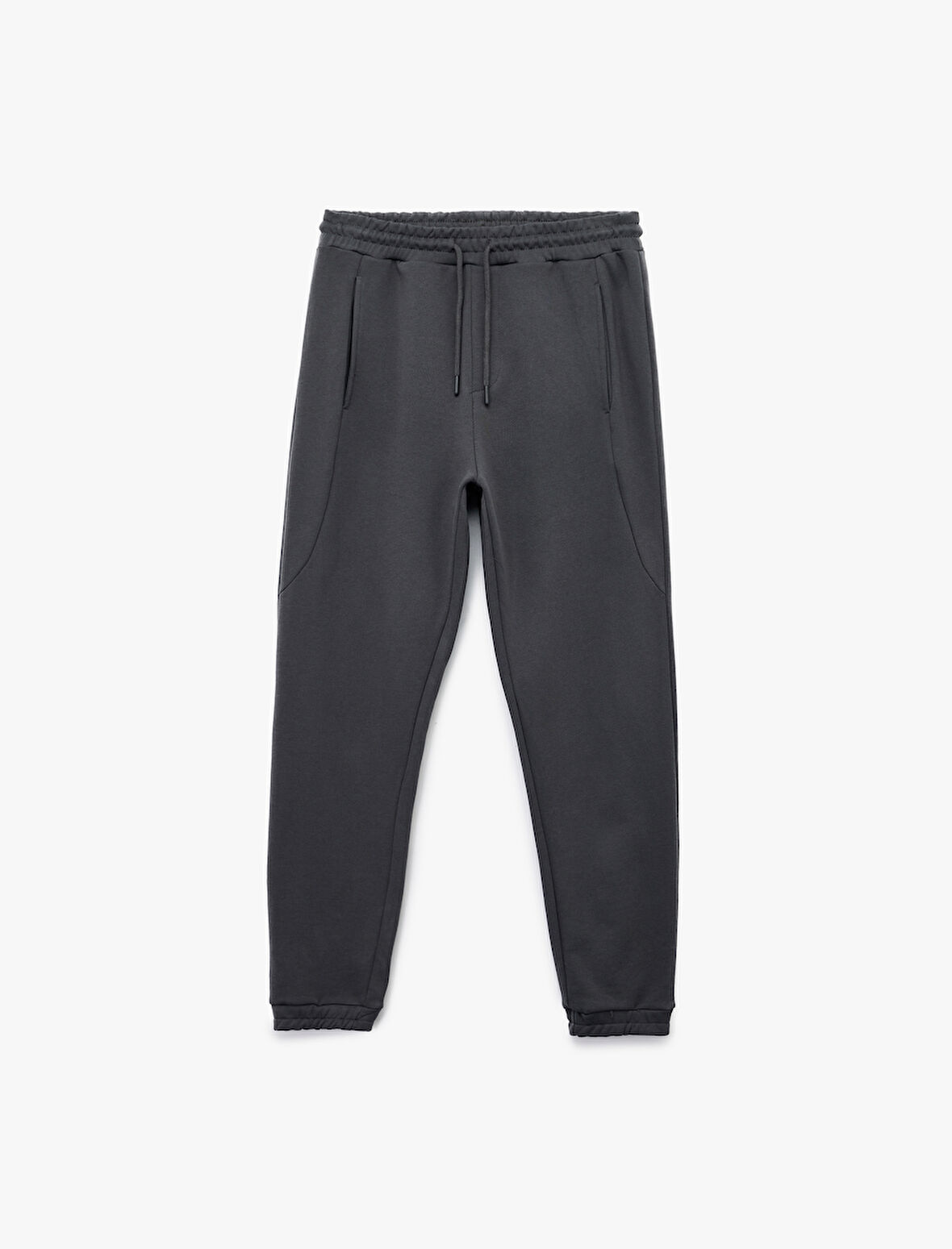 Pamuklu Cep Detaylı Beli Bağcıklı Jogger Eşofman Altı