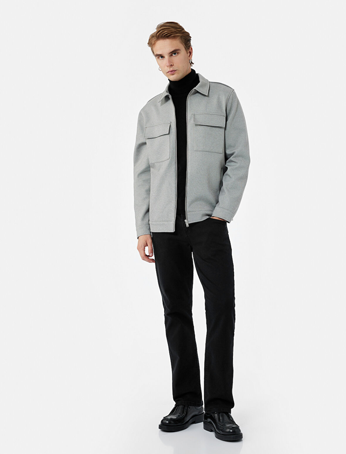 Normal Bel Pamuklu Straight Fit Jean Pantolon - Mark Jean