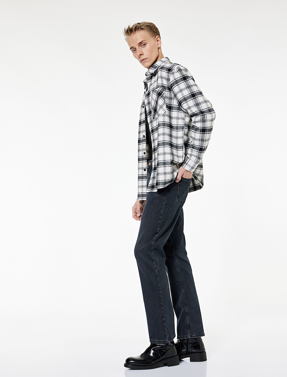 Normal Bel Pamuklu Straight Fit Jean Pantolon - Mark Jean