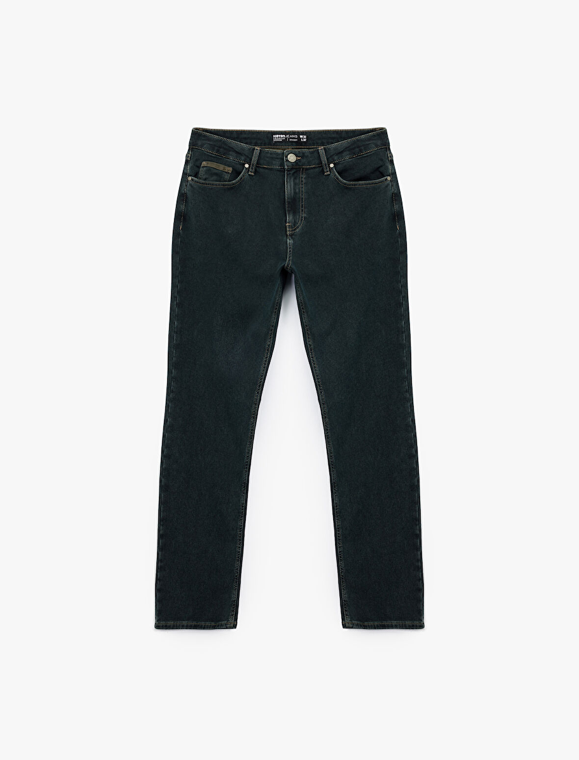 Normal Bel Pamuklu Straight Fit Jean Pantolon - Mark Jean