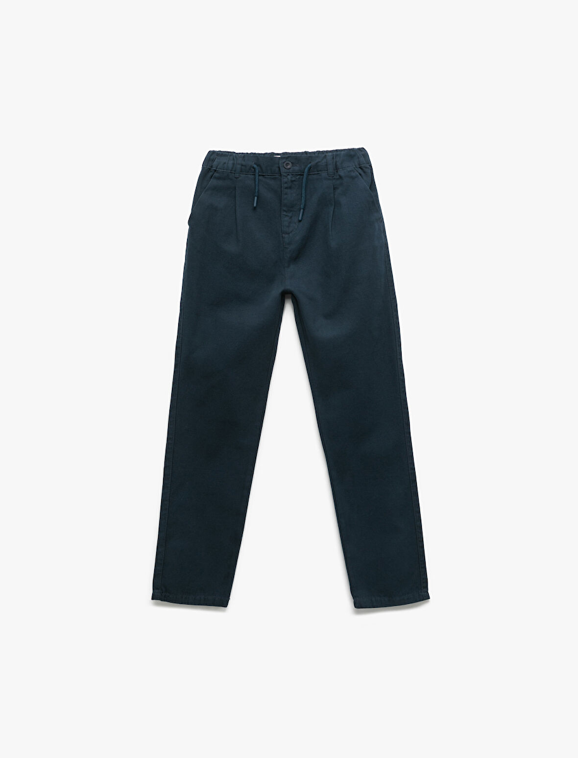 Pamuklu Düğme Detaylı Basic Pantolon