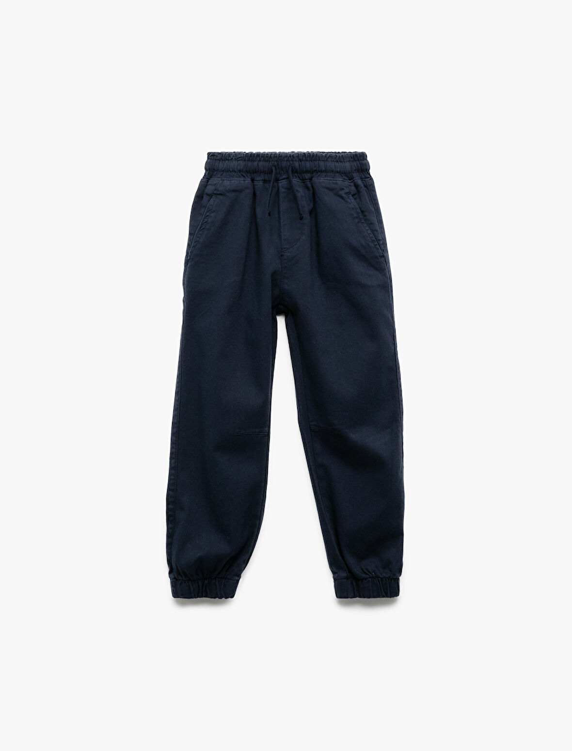Pamuklu Beli Bağcıklı Basic Jogger Pantolon
