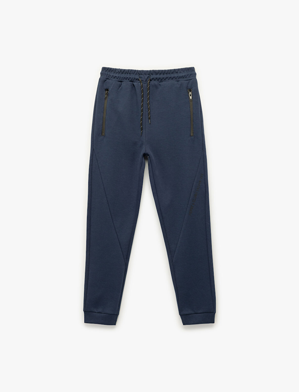 Pamuklu Cepli Fermuarlı Jogger Eşofman Altı