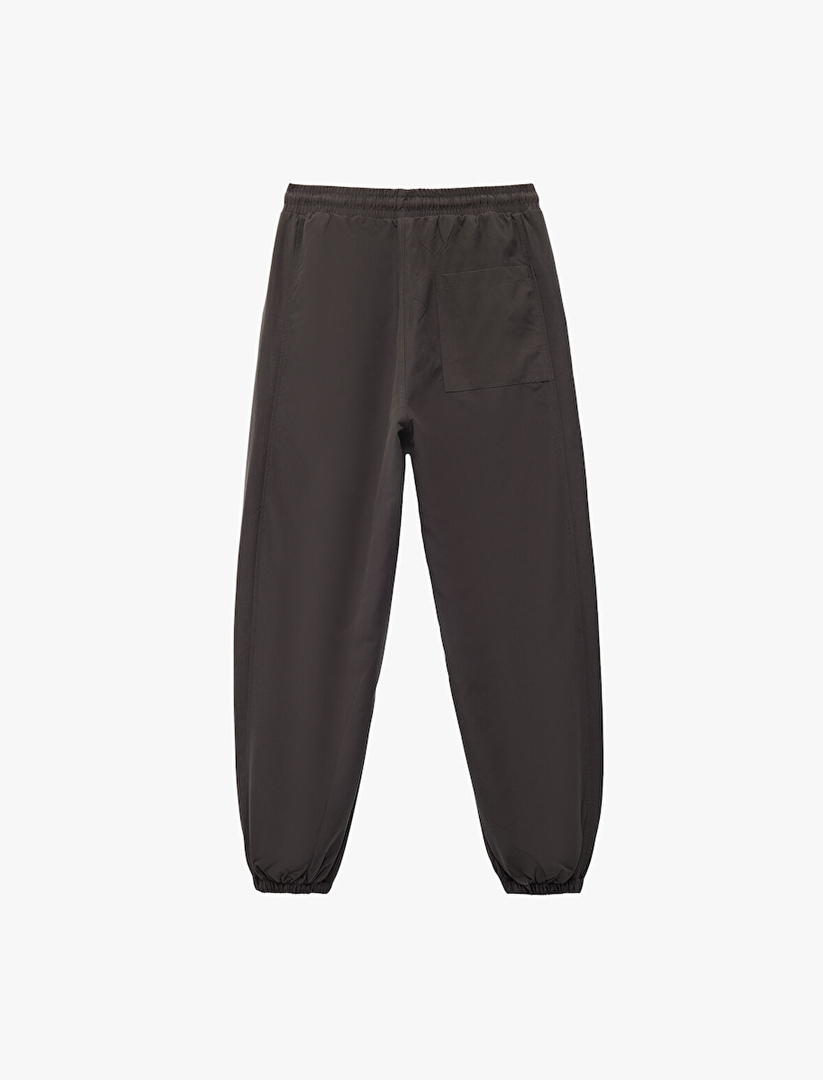 Cepli Beli Lastikli Bağlamalı Loose Fit Jogger Paraşüt Pantolon
