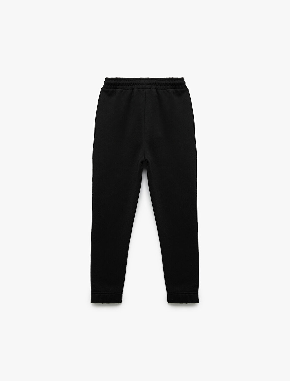 Cep Detaylı Şardonlu Beli Bağlamalı Pantolon Görünümlü Eşofman Altı