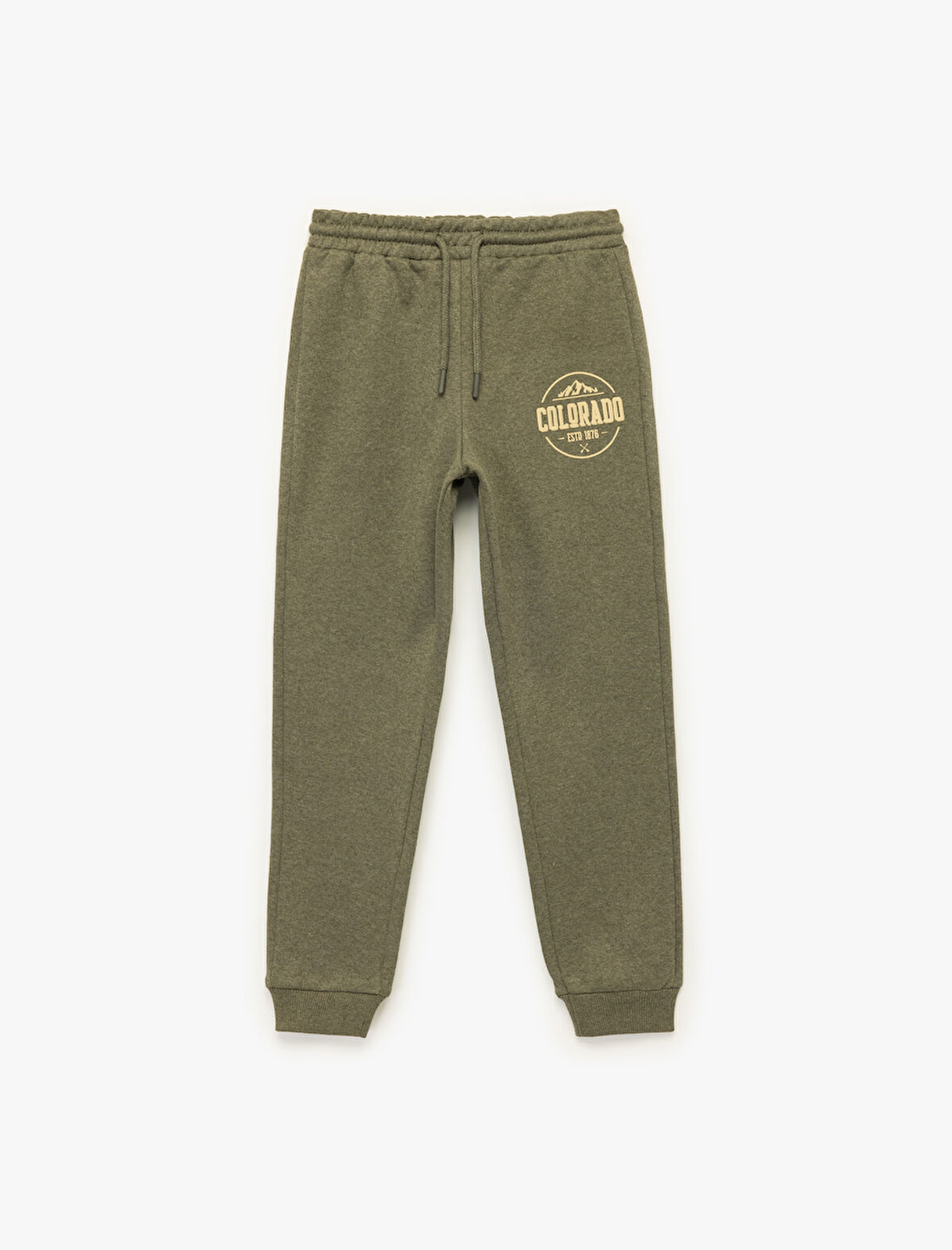 Baskılı İki İplik Şardonlu Jogger Eşofman Altı