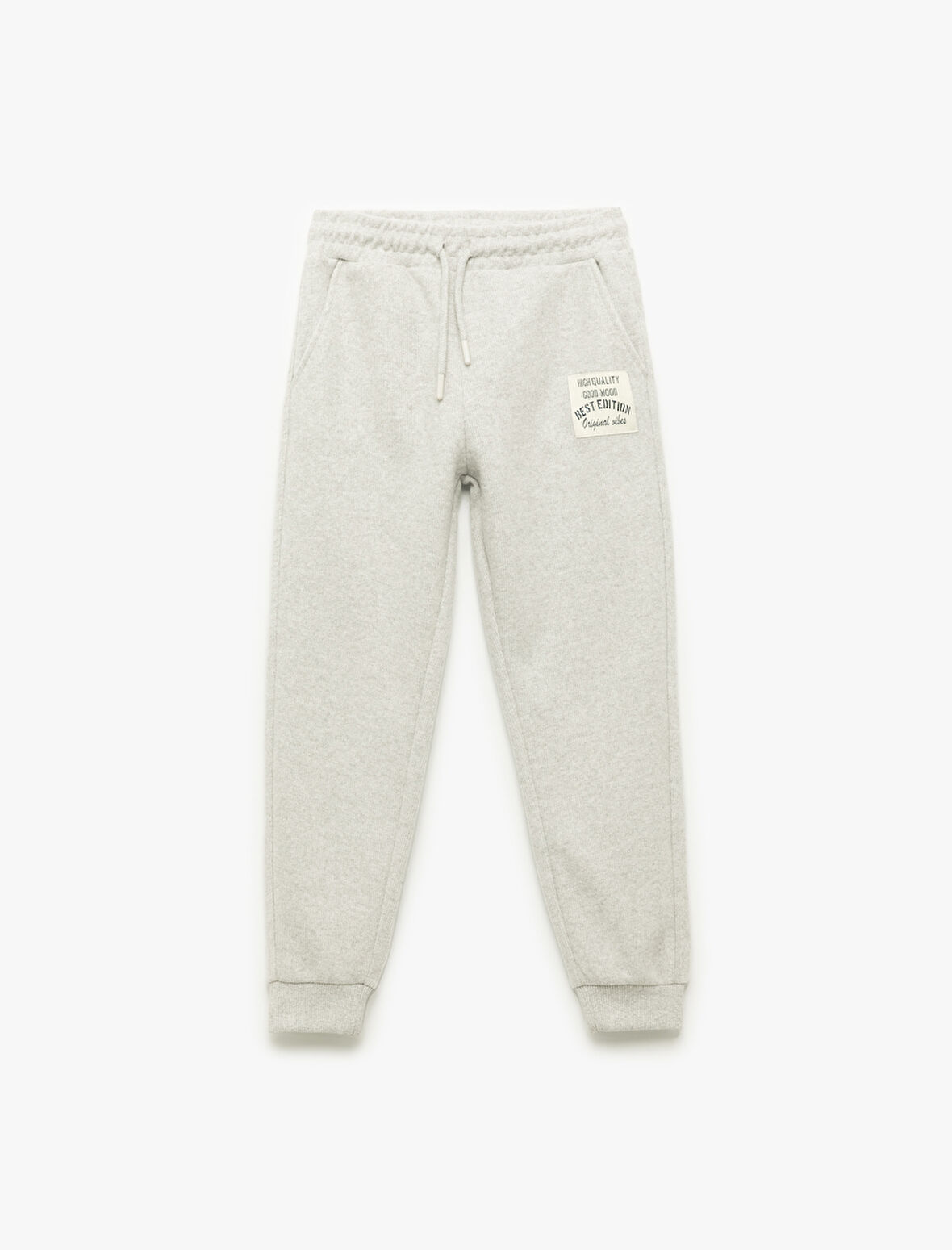 Şardonlu Cepli Aplike Detaylı Jogger Eşofman Altı