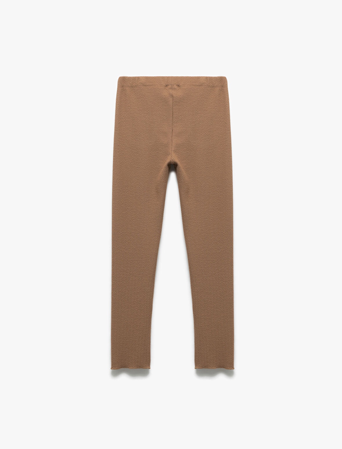 Beli Lastikli Ribanalı Cep Detaylı Basic Tayt