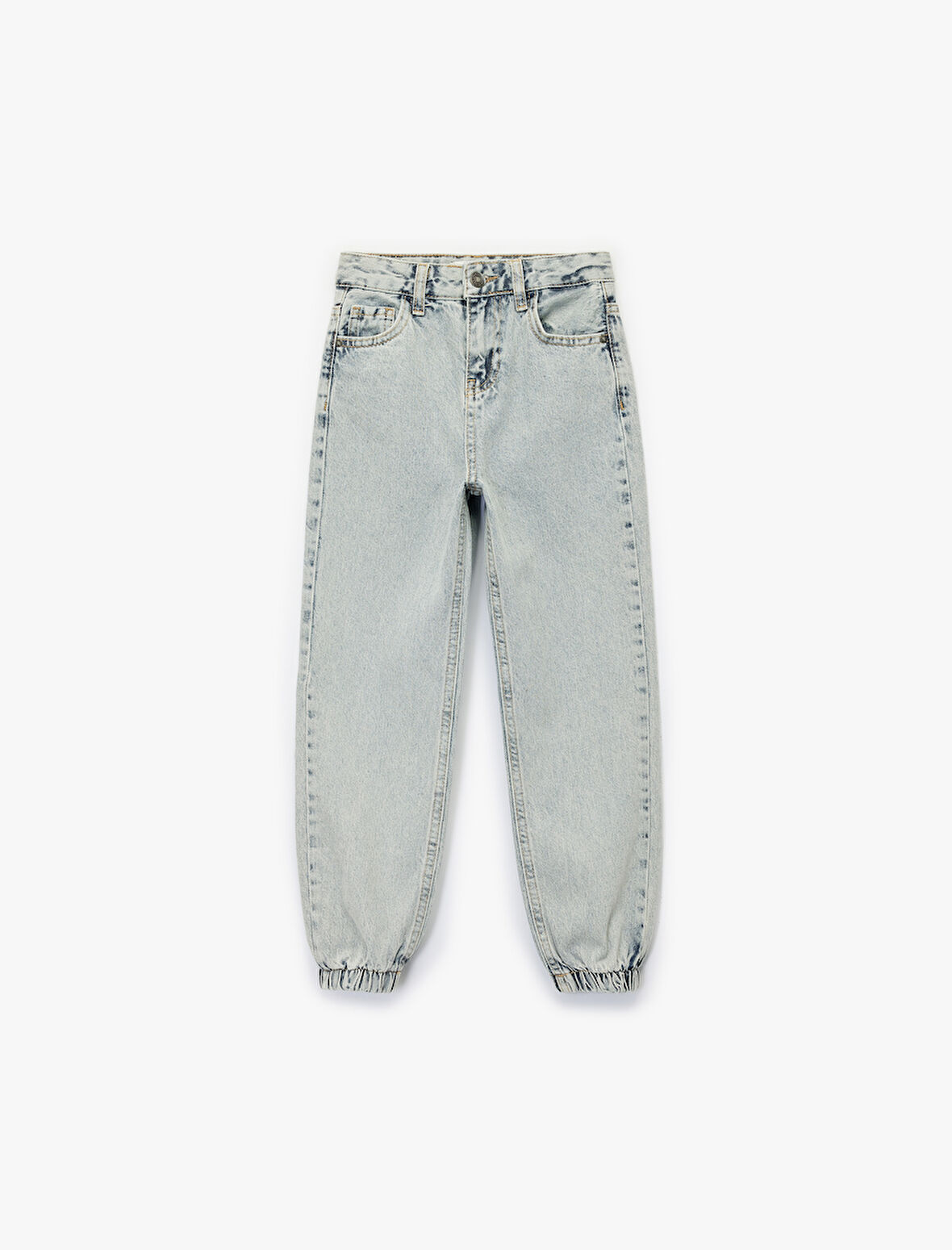 Pamuklu Cepli Jooger Denim Pantolon