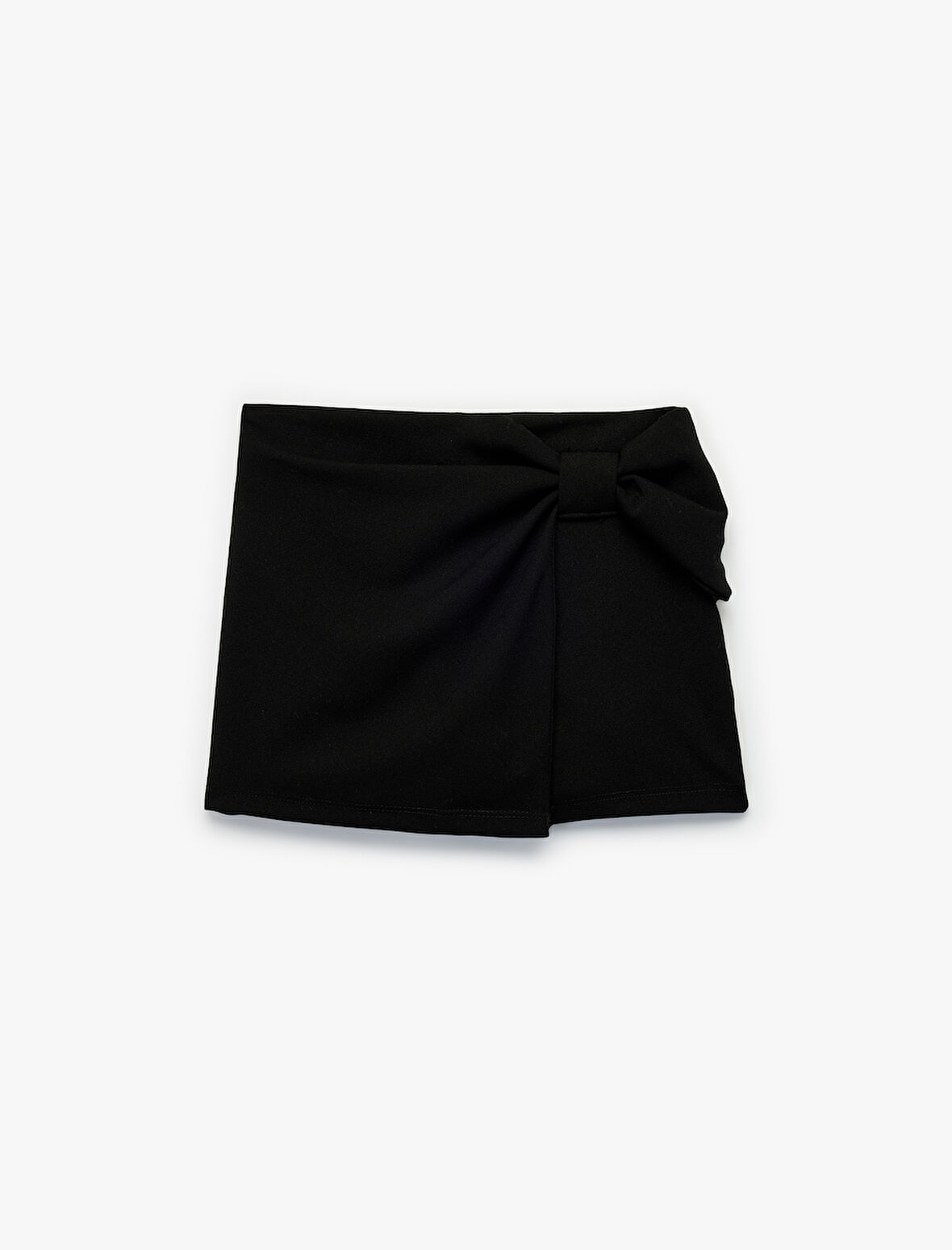 Fiyonk Detaylı Beli Lastikli Basic Şort Etek