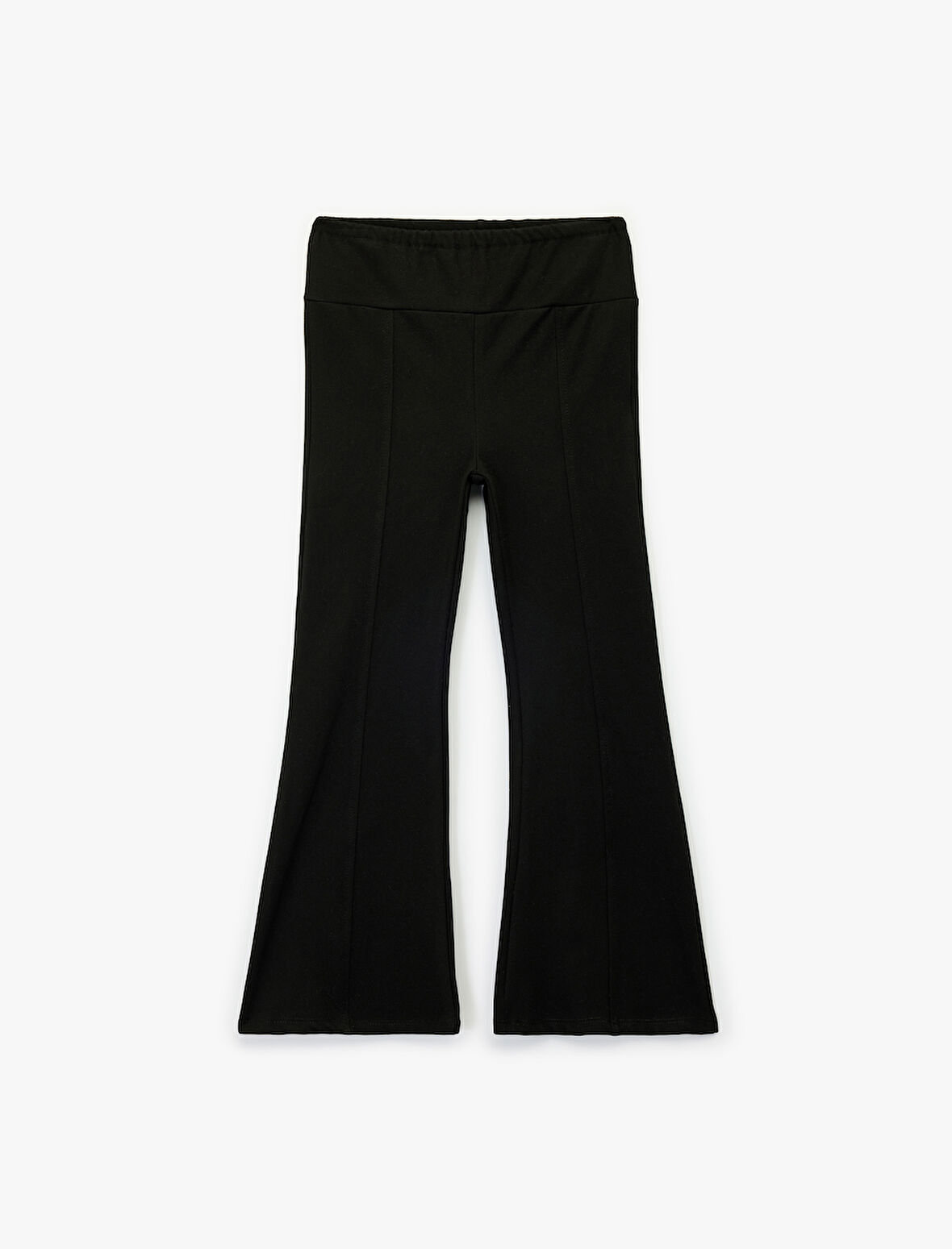 Beli Lastikli Basic İspanyol Paça Pantolon