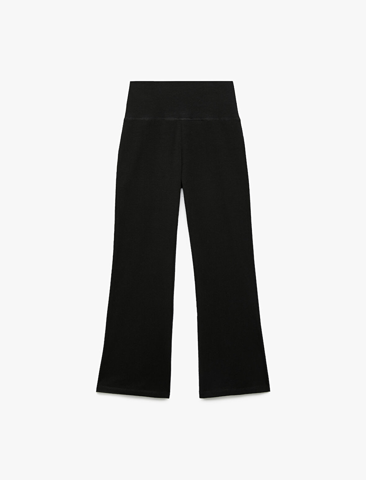 Pamuklu İspanyol Paça Slim Fit Basic Pantolon