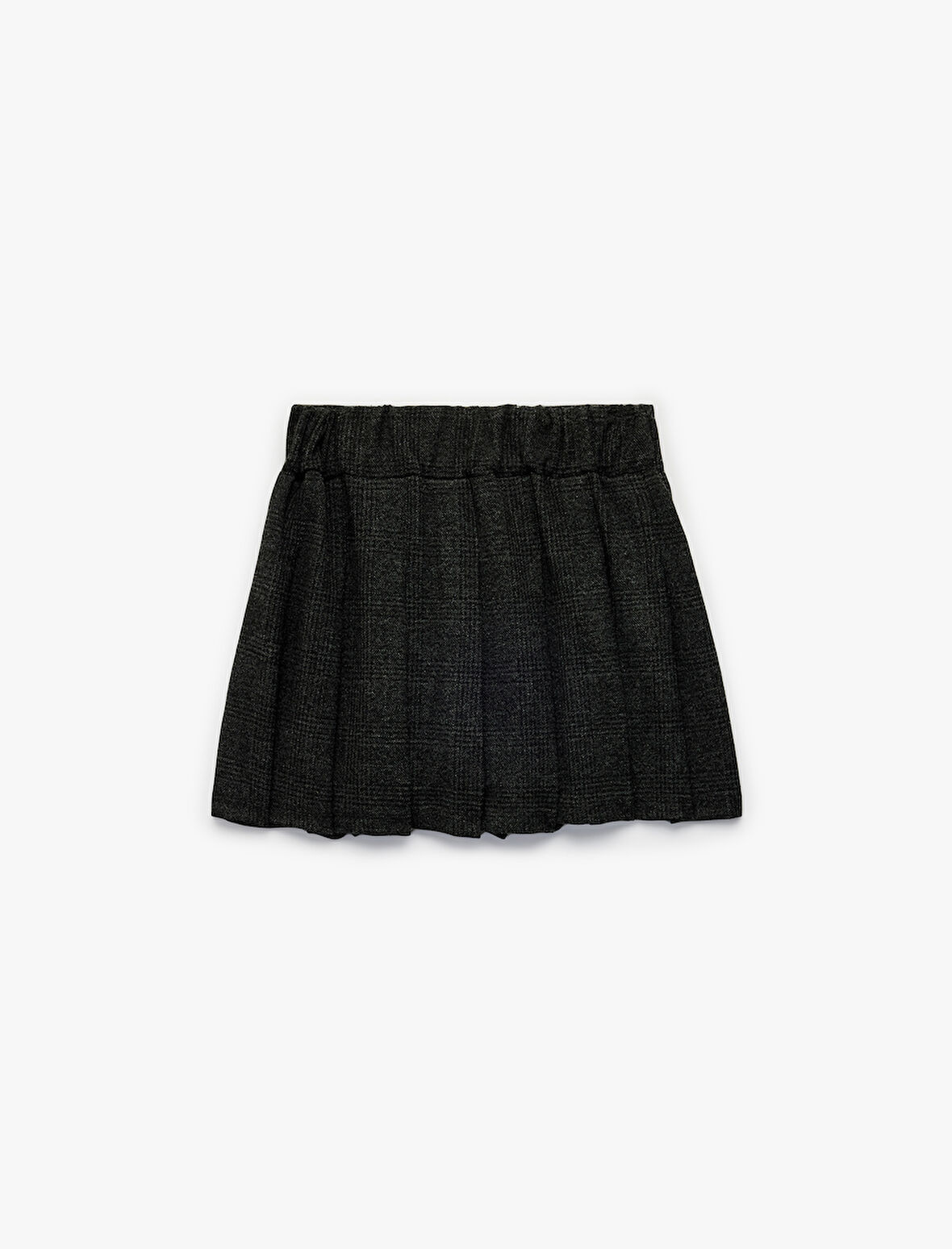 Kemer Detaylı Viskon Karışımlı Kalın Piliseli Etek