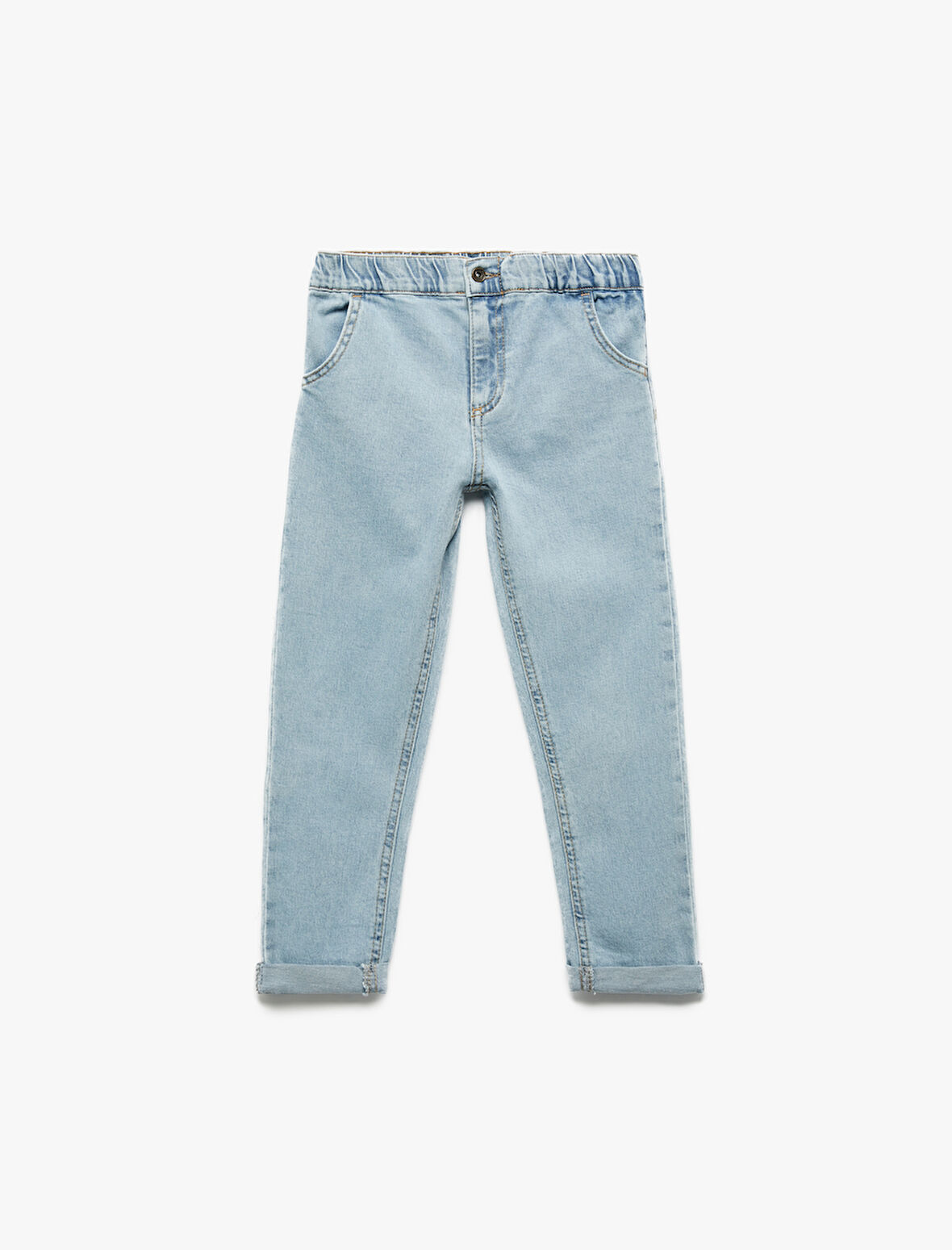 Pamuklu Relax Fit Denim Pantolon
