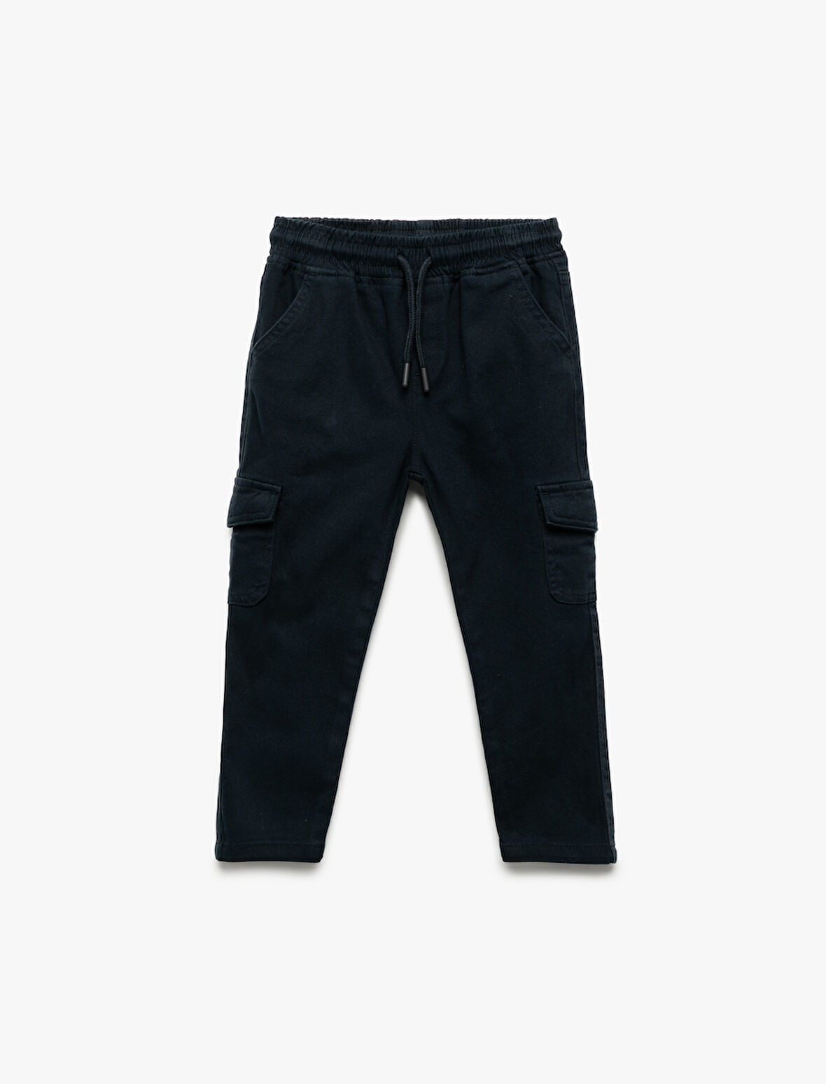 Kargo Cepli Beli Bağlamalı Pamuklu Pantolon