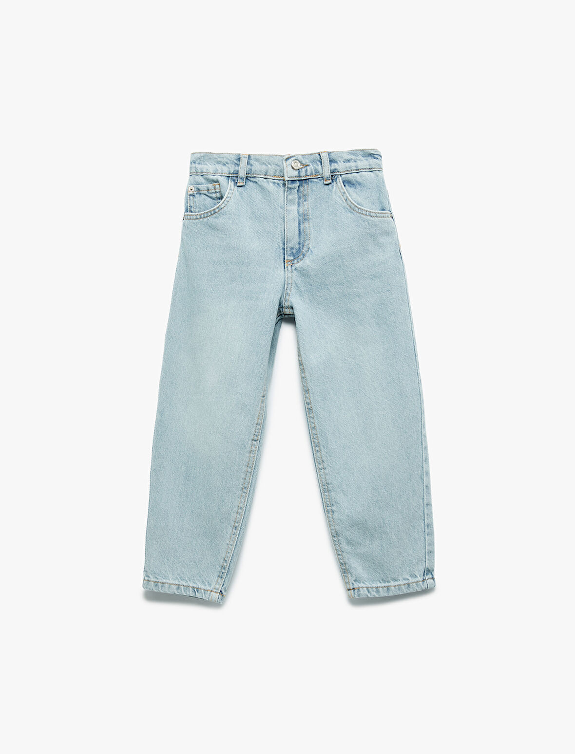 Rahat Kesim Pamuklu Denim Pantolon