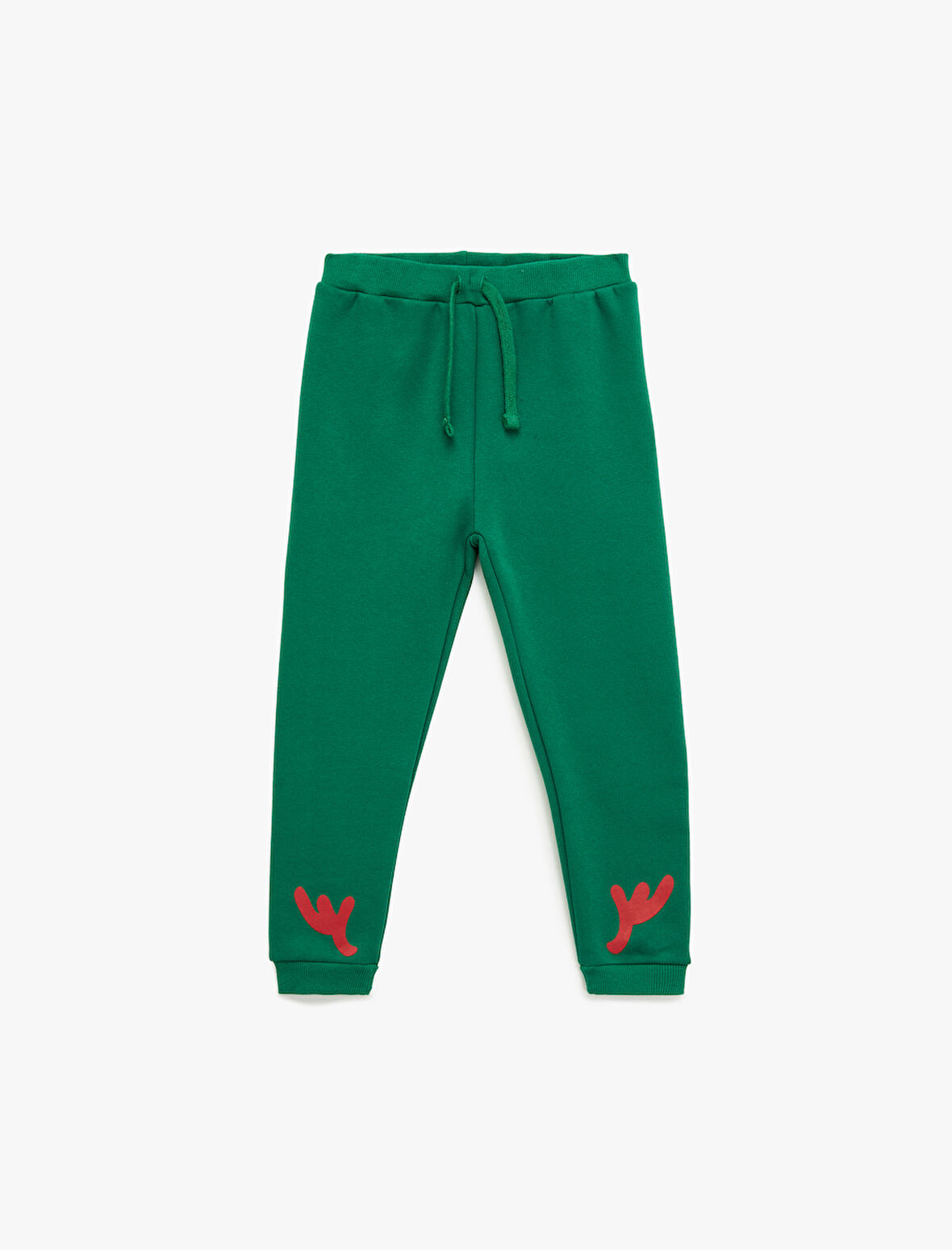 Beli Bağcıklı Baskı Detaylı Jogger Eşofman Altı