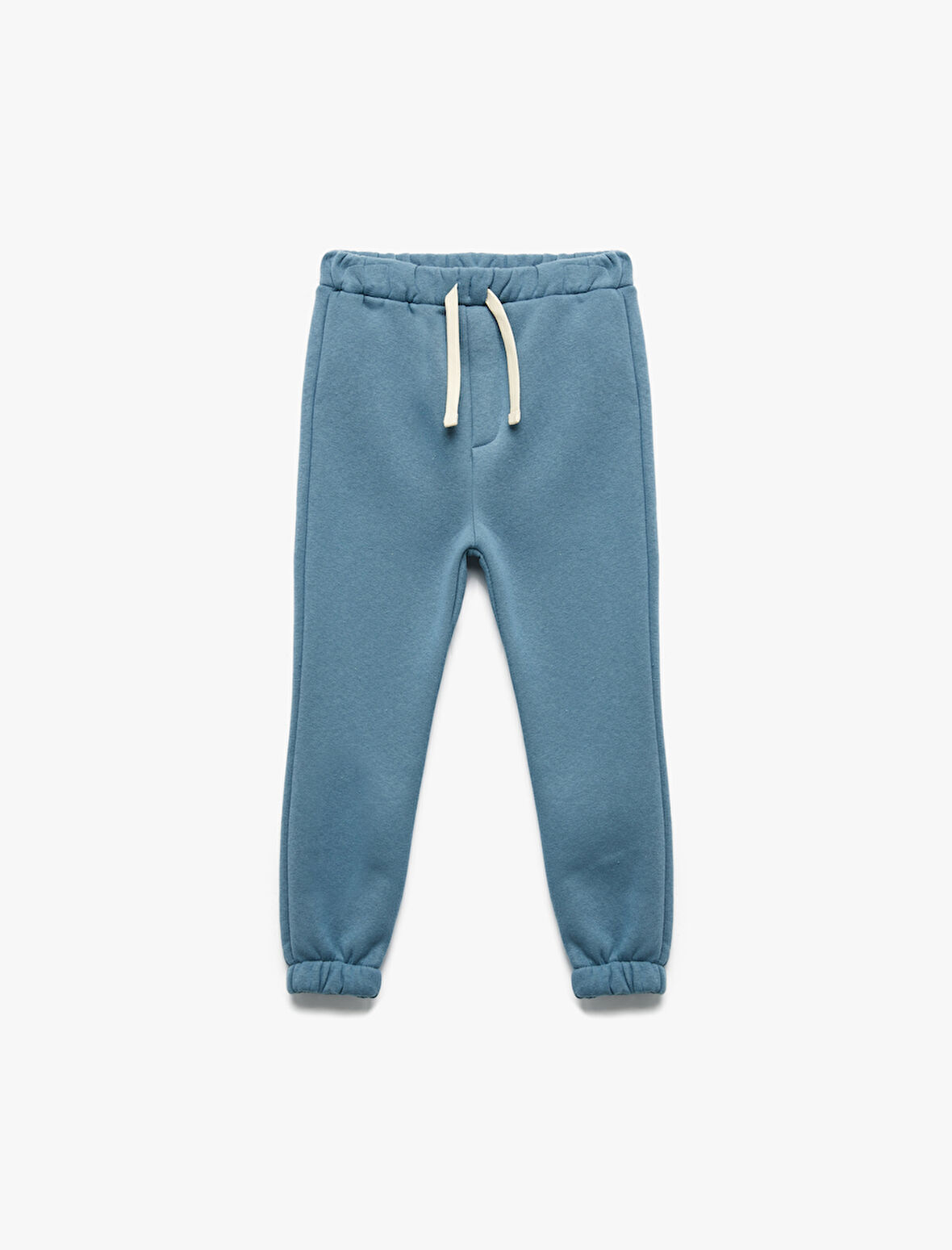 Beli Bağcıklı Pamuklu Basic Jogger Eşofman Altı