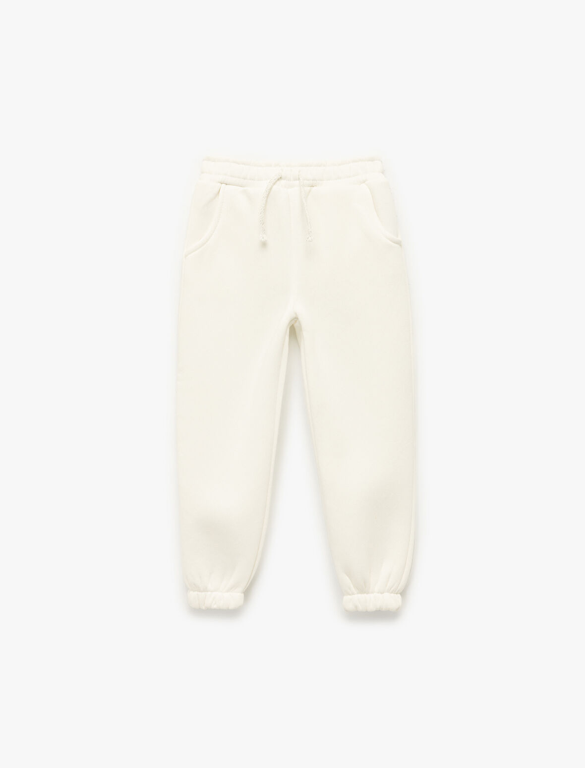 Şardonlu Beli Bağcıklı Cepli Jogger Eşofman Altı