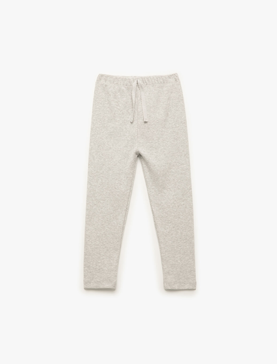 Pamuklu Kaşkorse Beli Lastikli Basic  Uzun Tayt