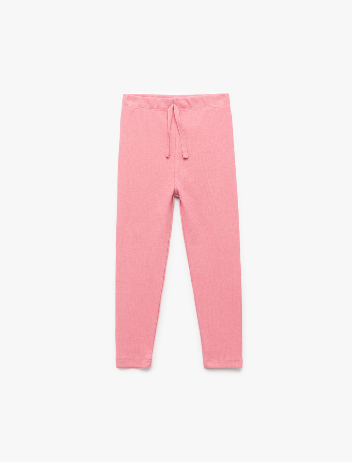 Pamuklu Kaşkorse Beli Lastikli Basic Uzun Tayt