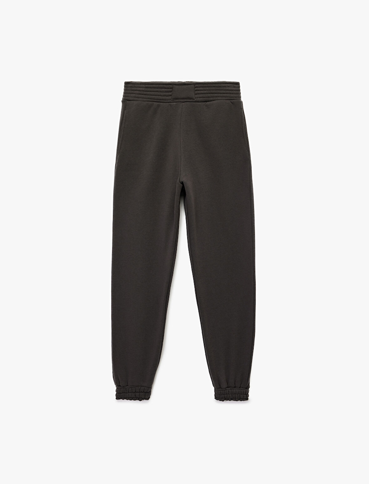 Yüksek Bel Rahat Kalıp Cepli Jogger Eşofman Altı