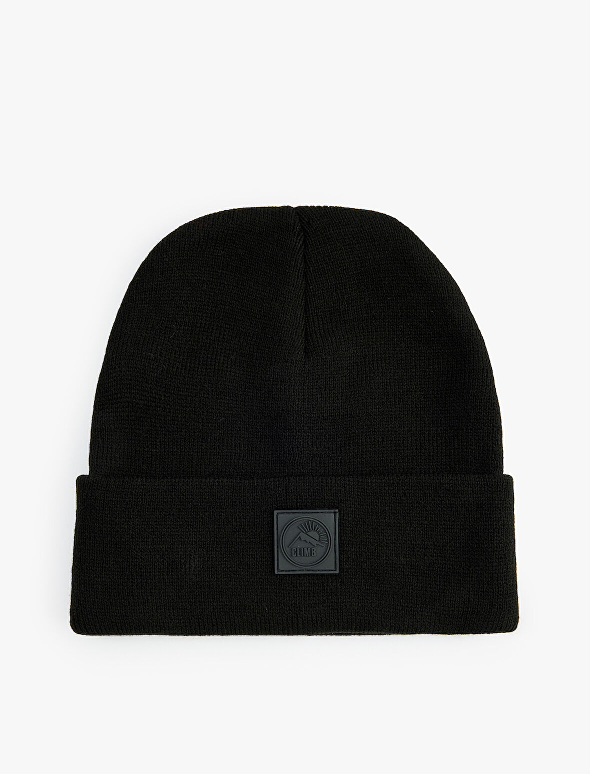 Etiket Detaylı Basic Katlı Bere