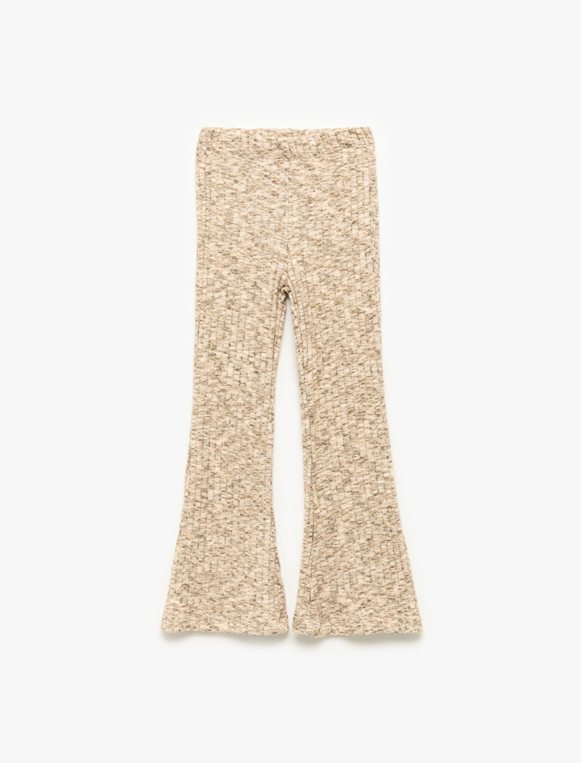 Beli Lastikli Ribanalı İspanyol Paça Pantolon