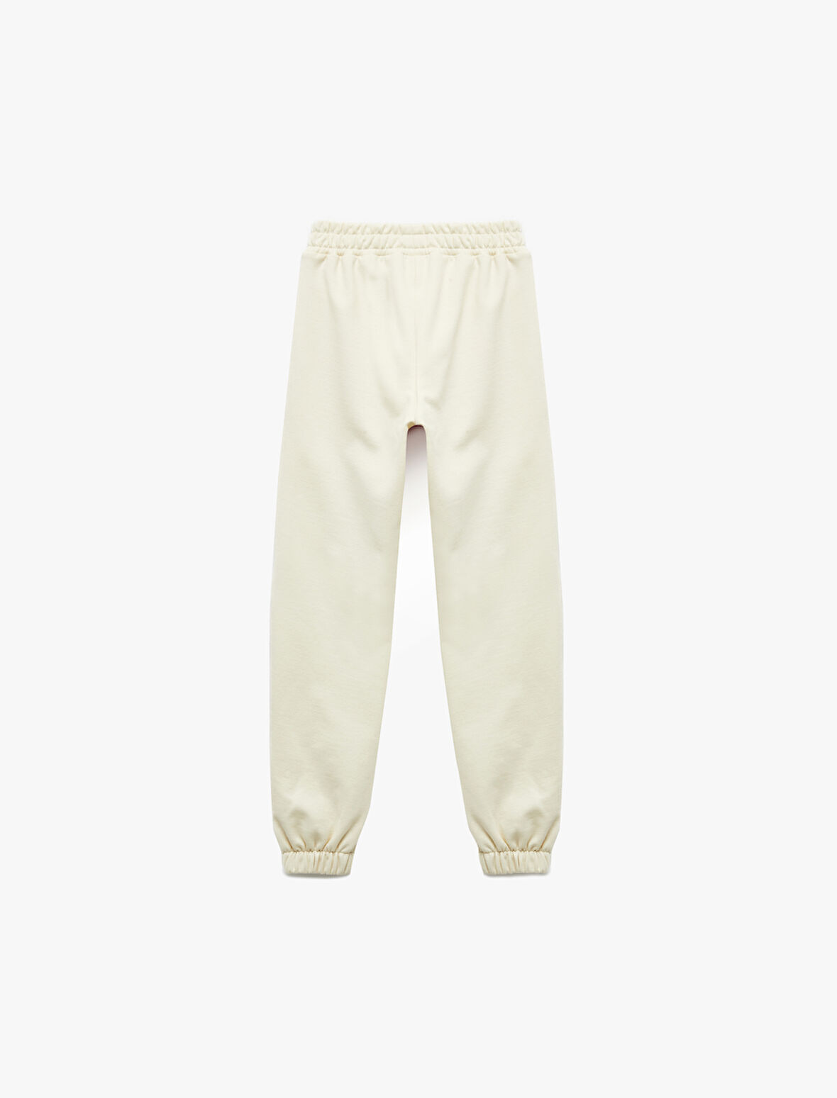 Pamuklu File Detaylı Şardonlu Jogger Eşofman Altı 