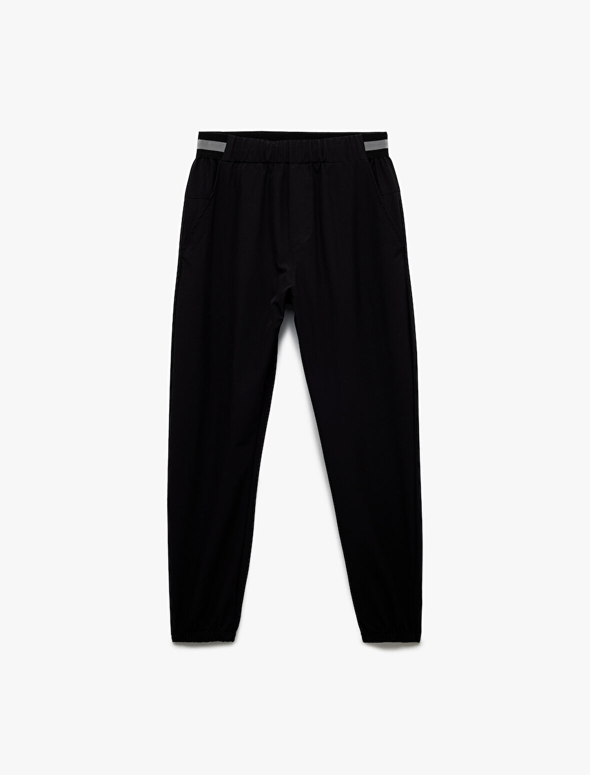 Beli Lastikli Paraşüt Kumaş Şerit Detaylı Jogger Spor Eşofman Altı