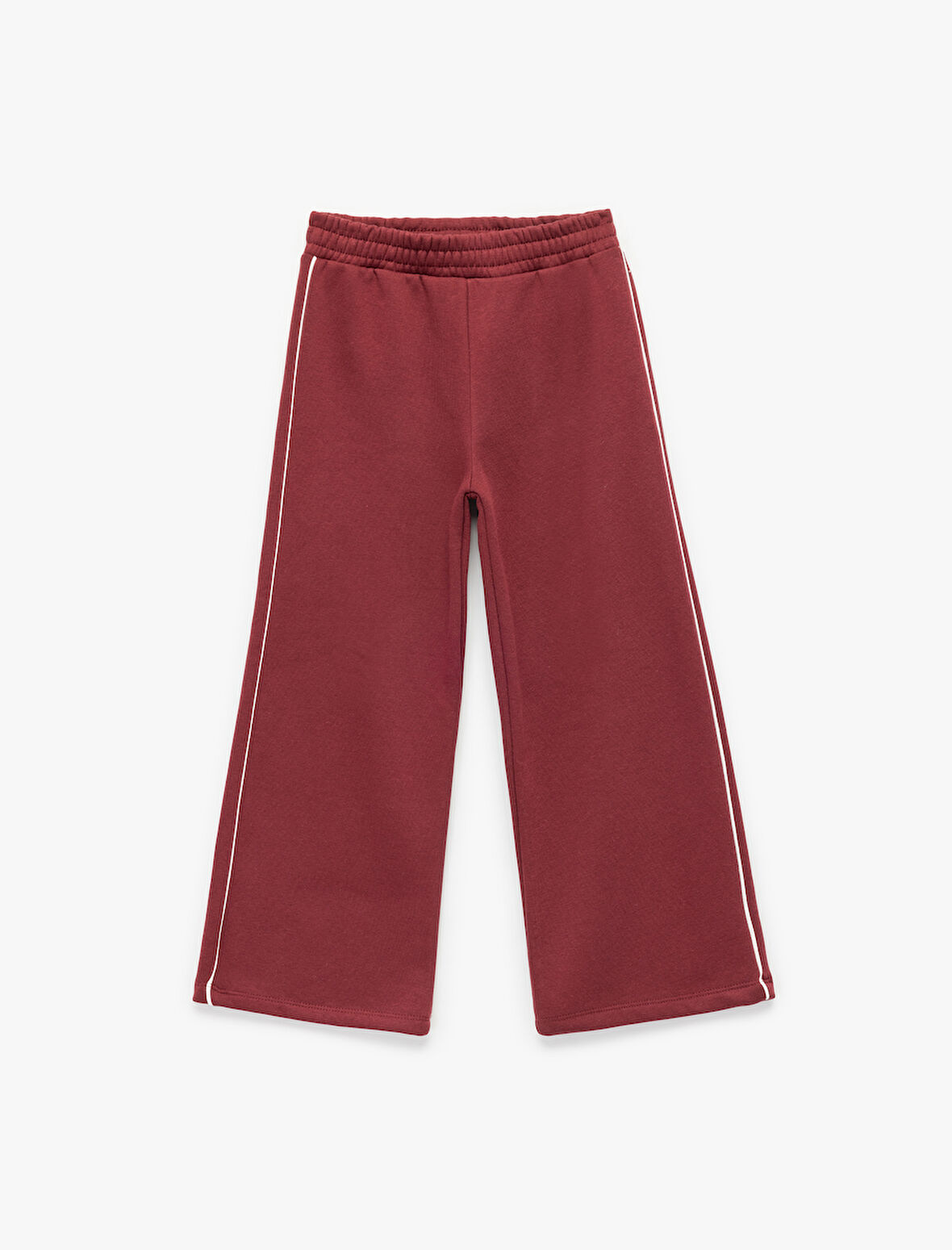 Şardonlu Biyeli Pamuklu Beli Lastikli Eşofman Altı