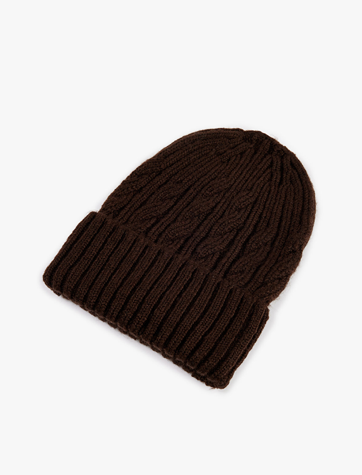 Saç Örgü Dokulu Katlı Bere