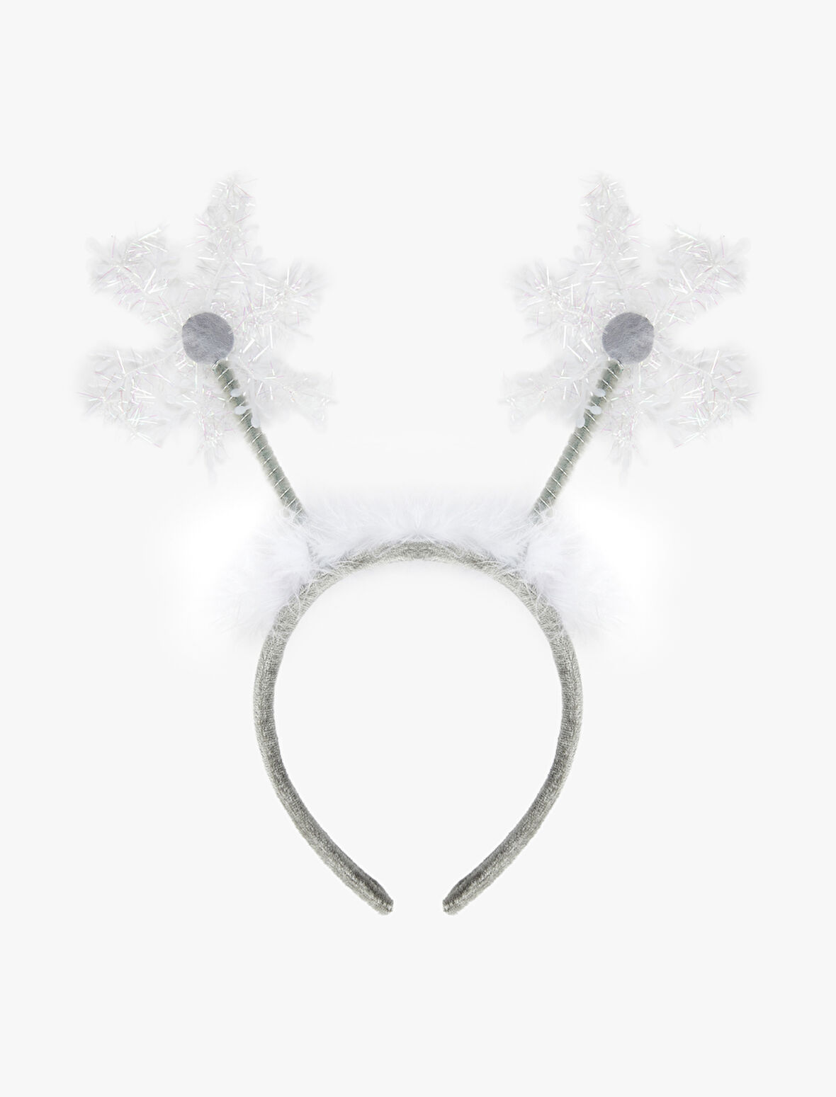 Kar Tanesi Aplikeli Yılbaşı Tacı 