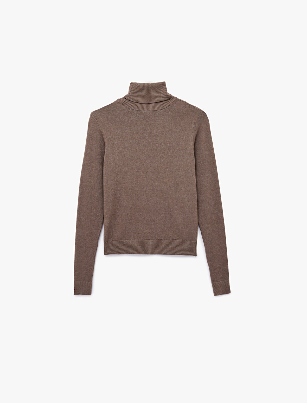 Uzun Kollu Balıkçı Yaka Triko Kazak