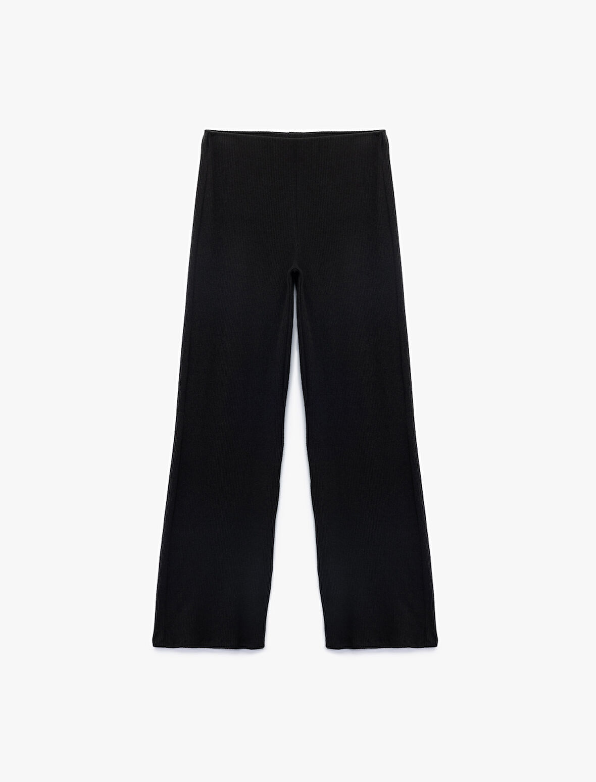 Kaşkorse Rahat Kalıp Ribanalı Geniş Paça Pantolon