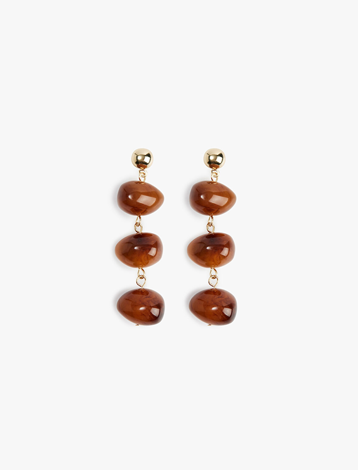 Sallantılı Boncuklu Küpe