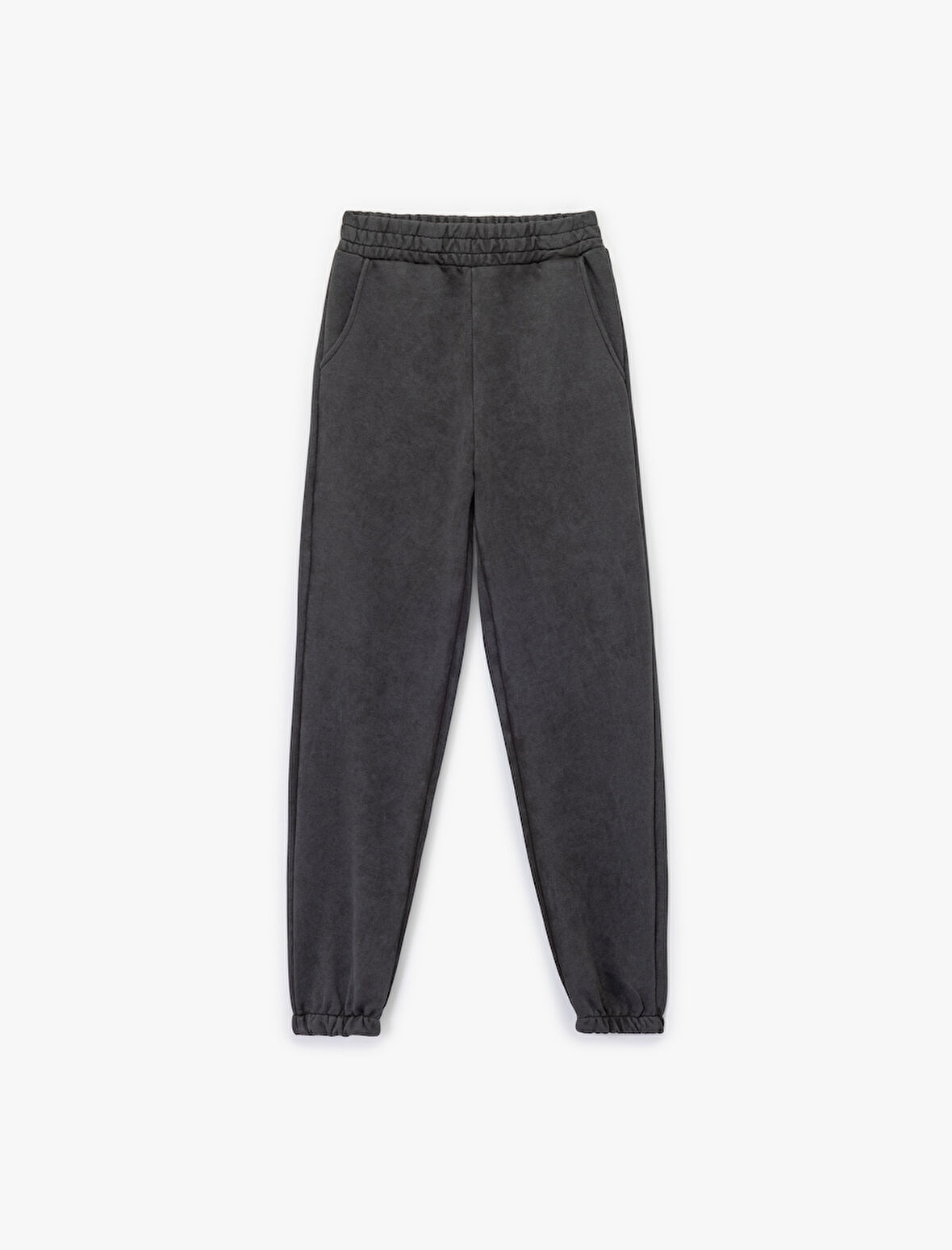 Şardonlu Cepli Beli Lastikli Yıkamalı Jogger Eşofman Altı