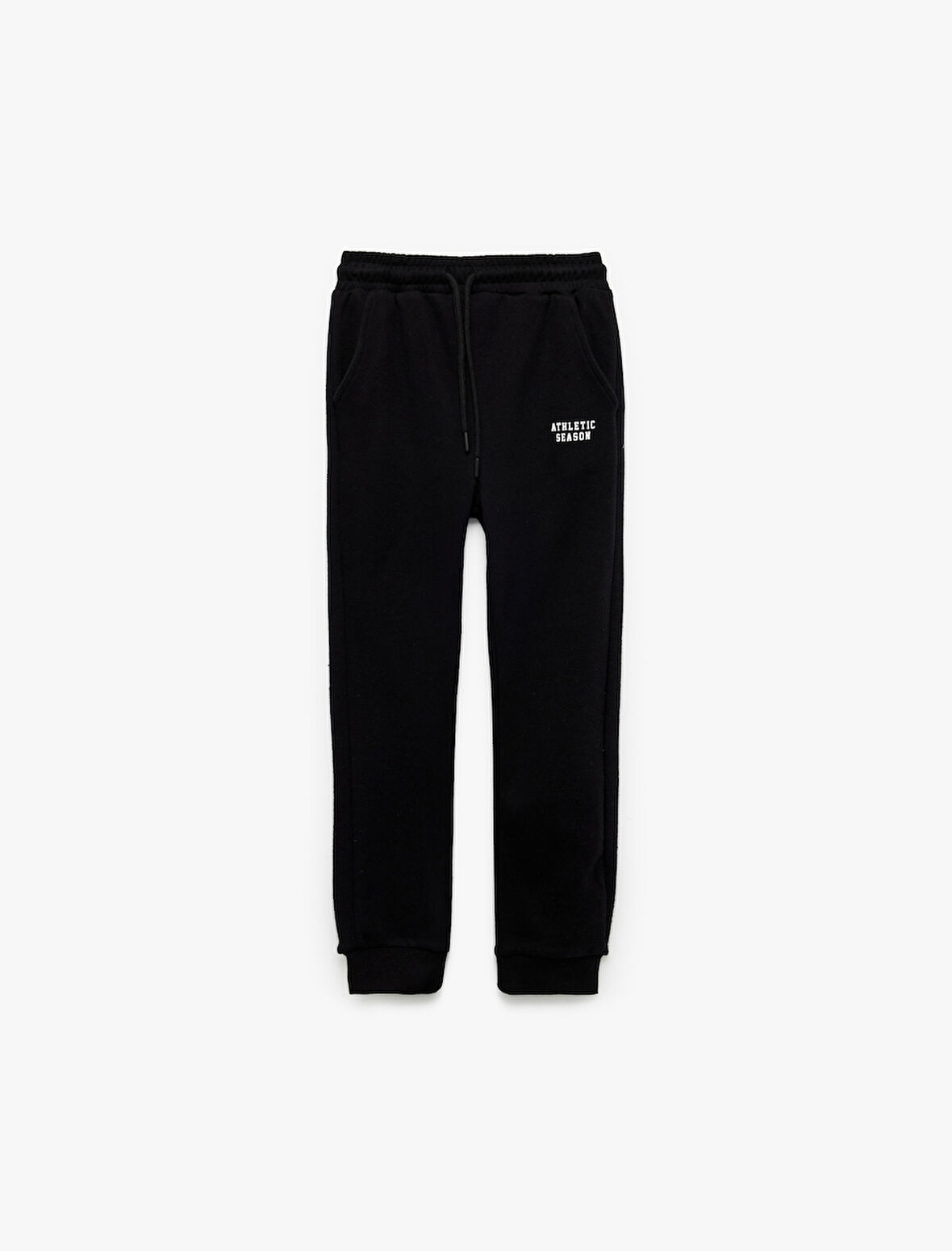 Pamuklu Baskılı Beli Lastikli Jogger Eşofman Altı
