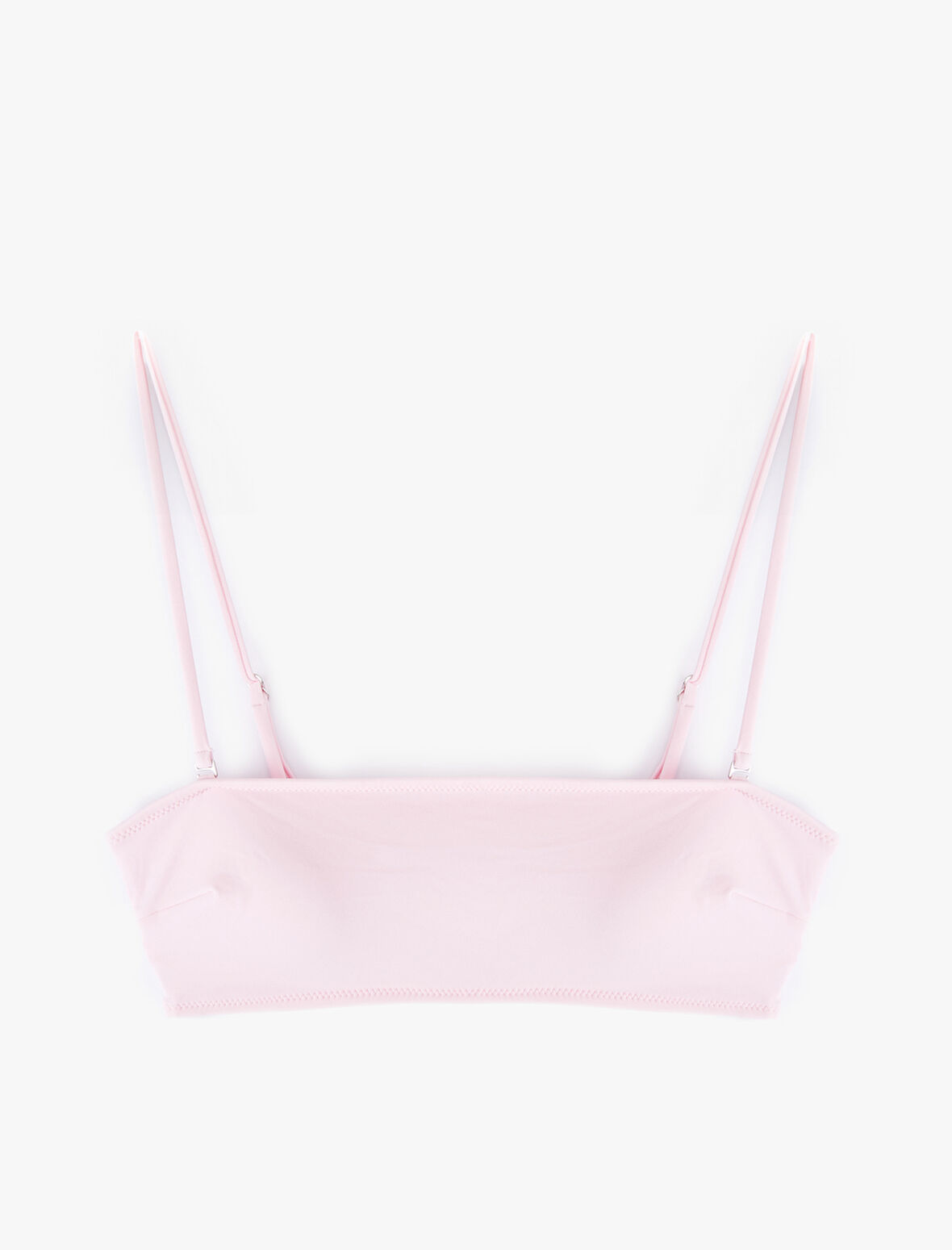 Hafif Destekli Çıkarılabilir Askılı Straplez Bikini Üstü