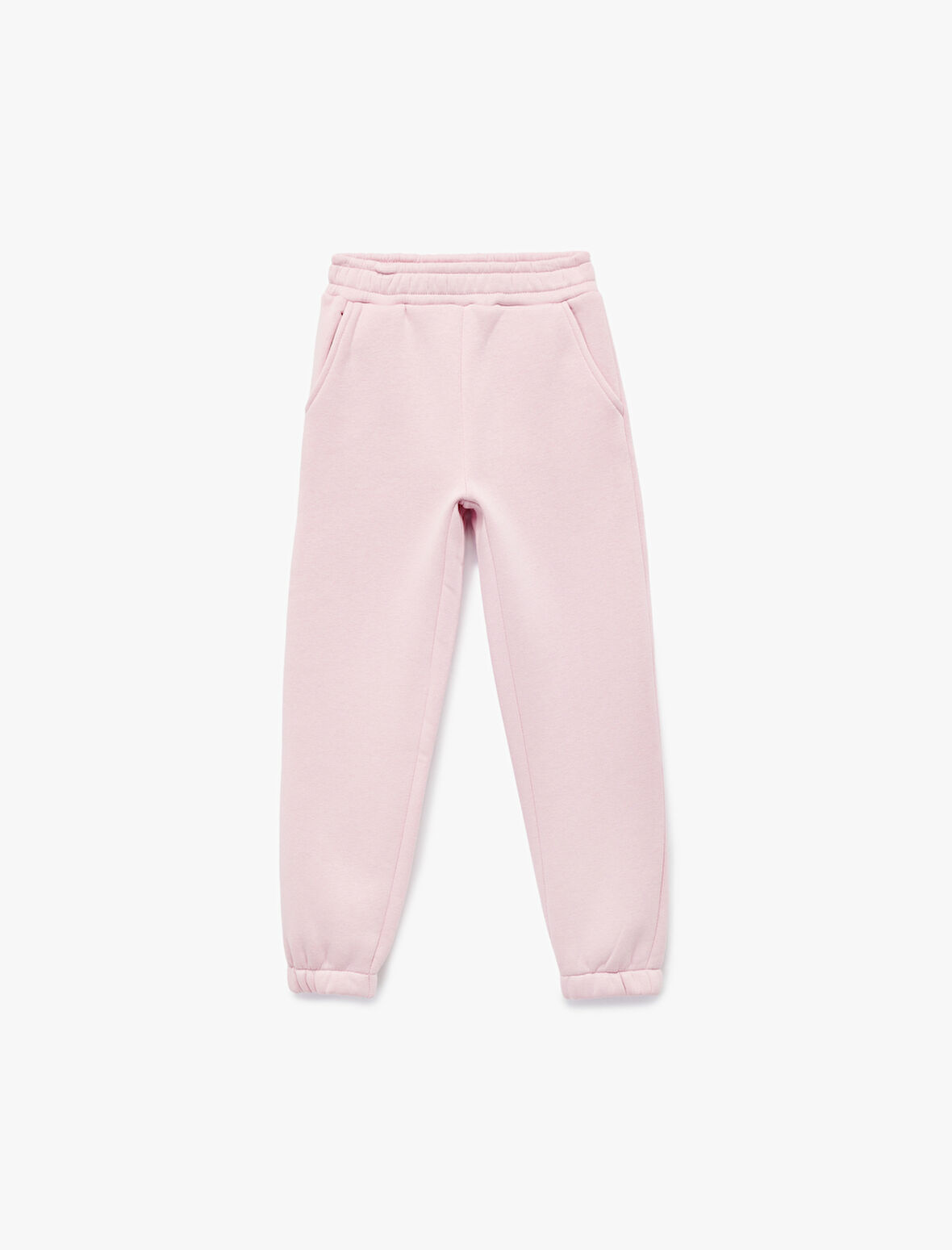 Şardonlu Beli Lastikli Baskılı Basic Jogger Eşofman Altı