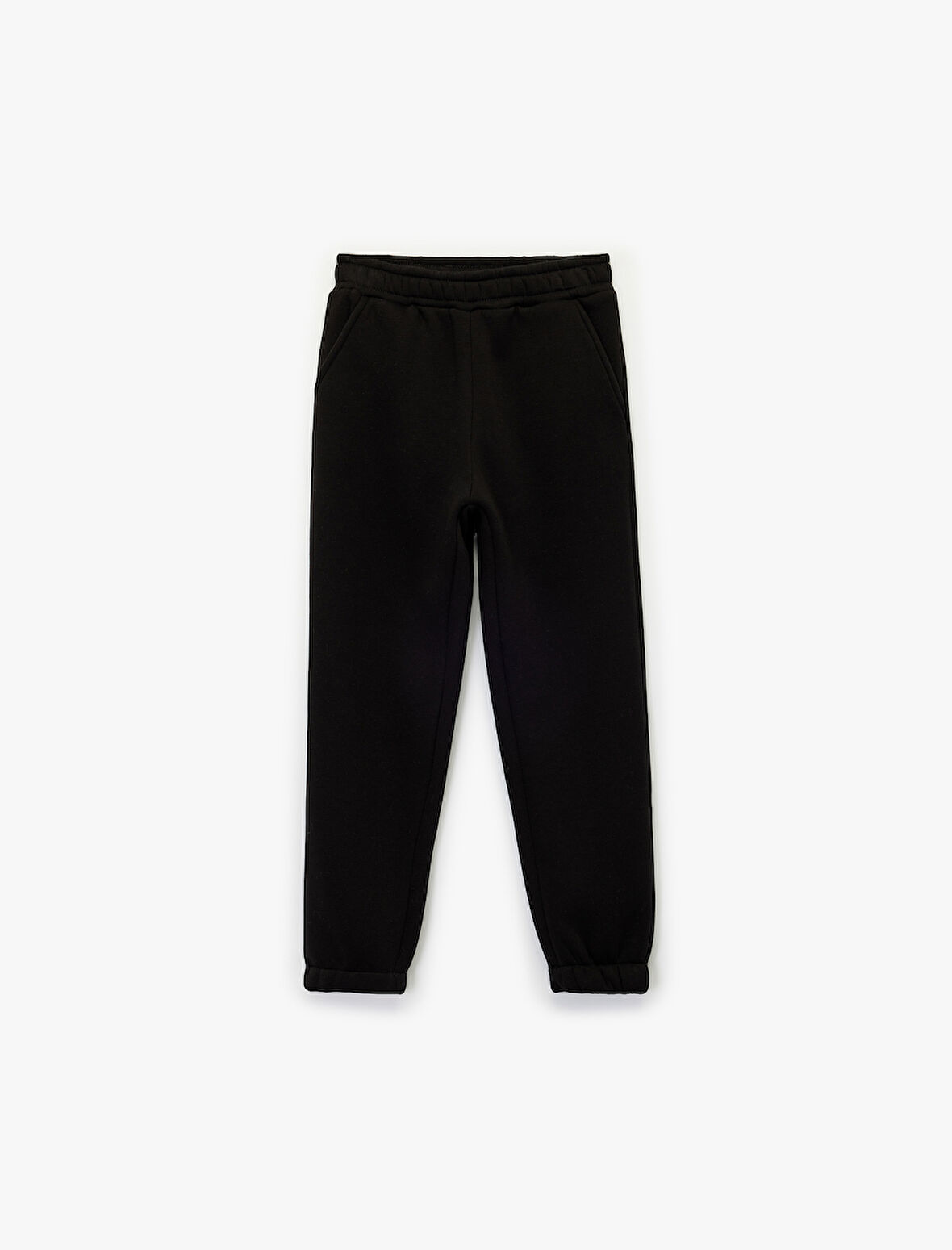 Şardonlu Beli Lastikli Baskılı Basic Jogger Eşofman Altı